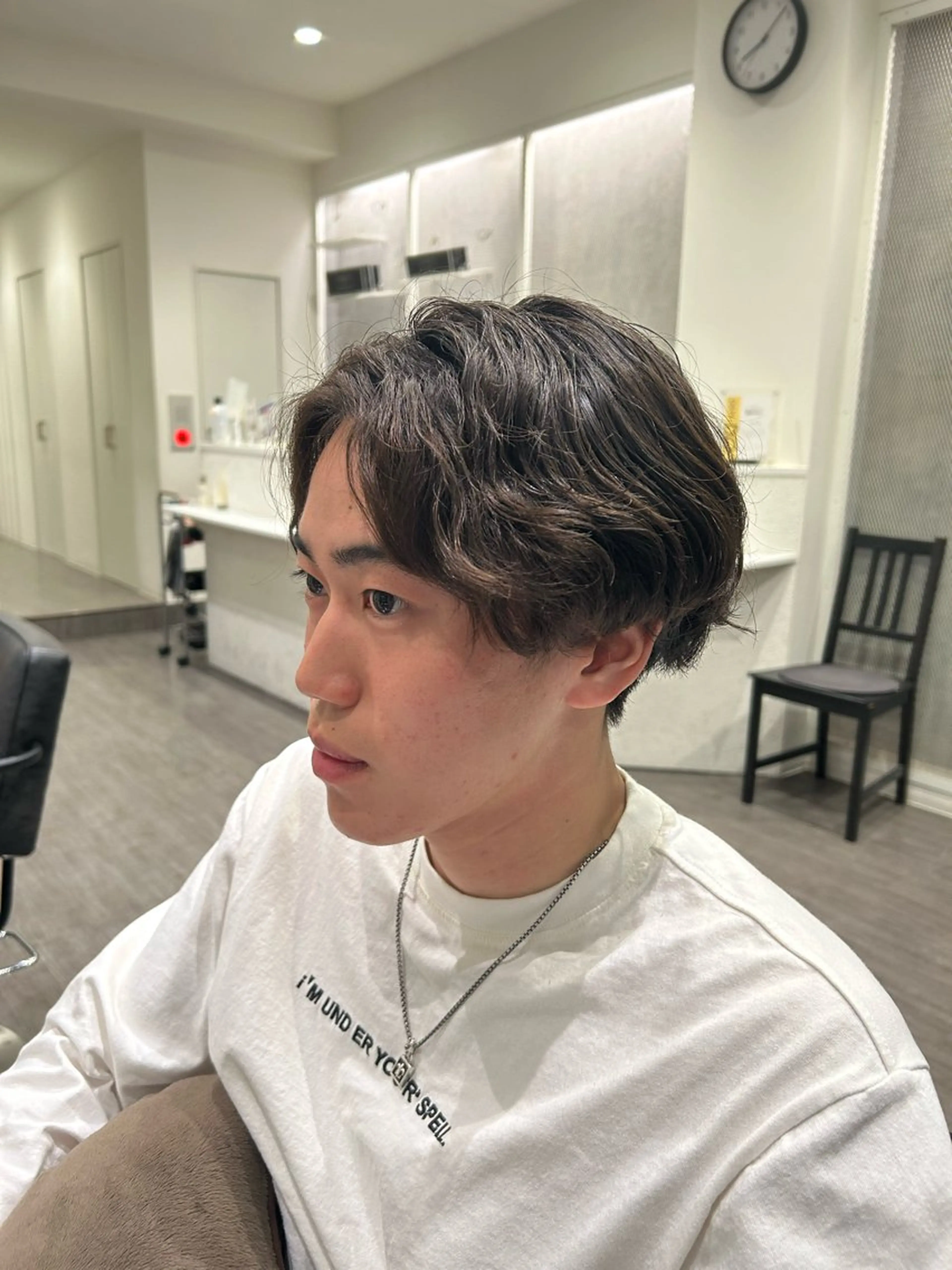 ショート パーマ メンズ フェザーパーマ メンズパーマ カラーリスト💟草間 紫音💟のヘアスタイル