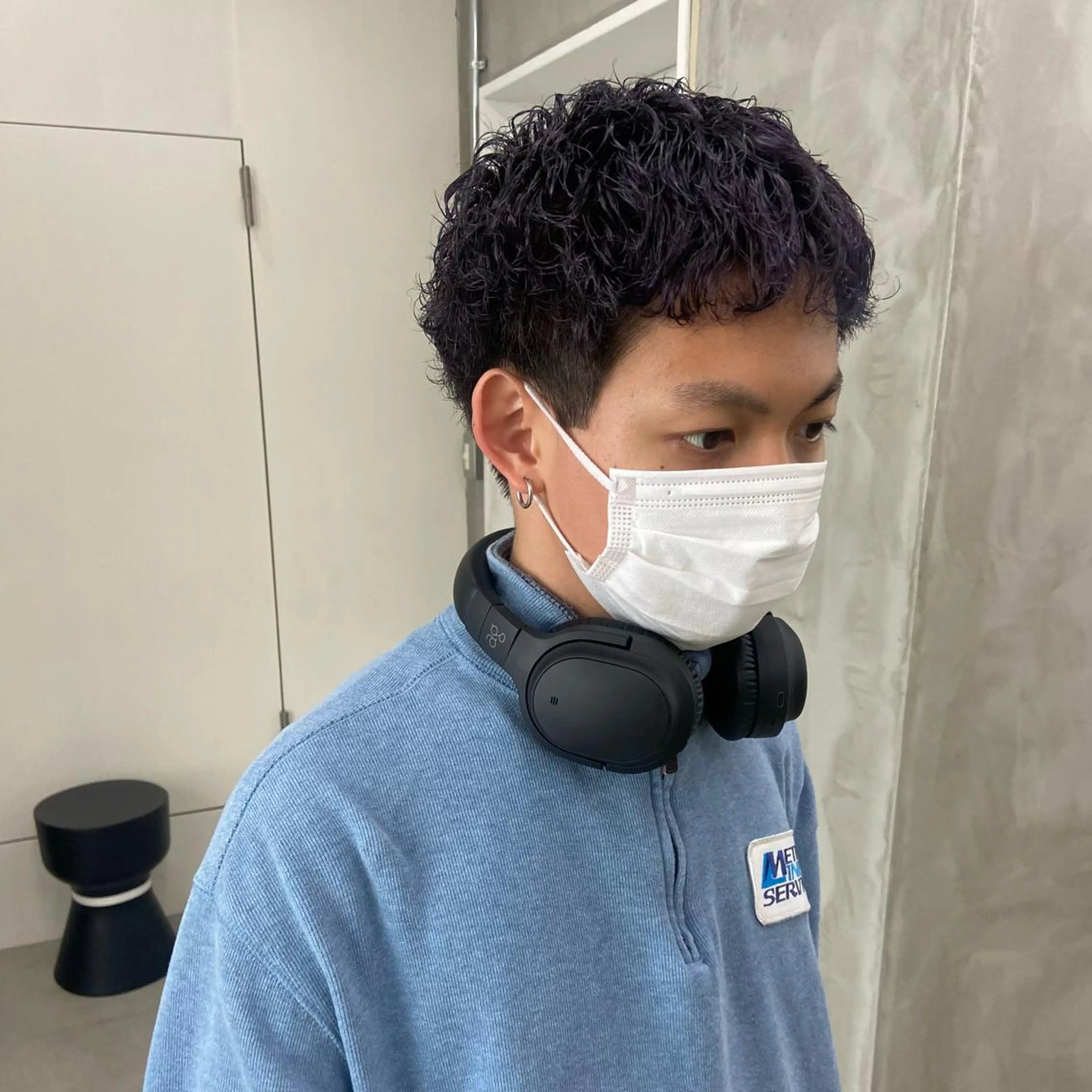 ショート パーマ メンズ yiye 青山所属・無料カットモデル募集 🌱ひょうがのヘアスタイル