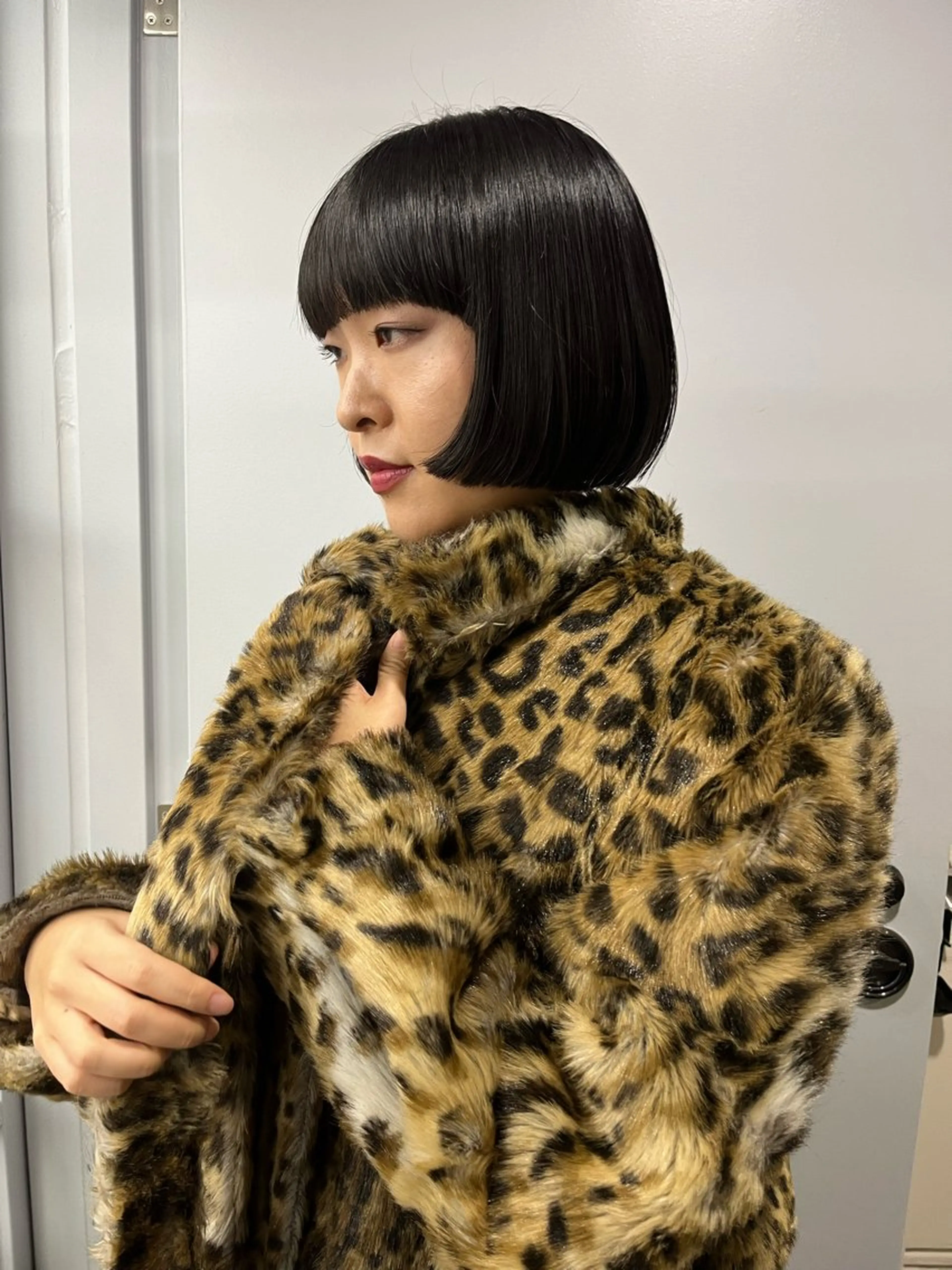 ショート カット レイヤー/ケアパーマ /ニュアンス/モードのヘアスタイル