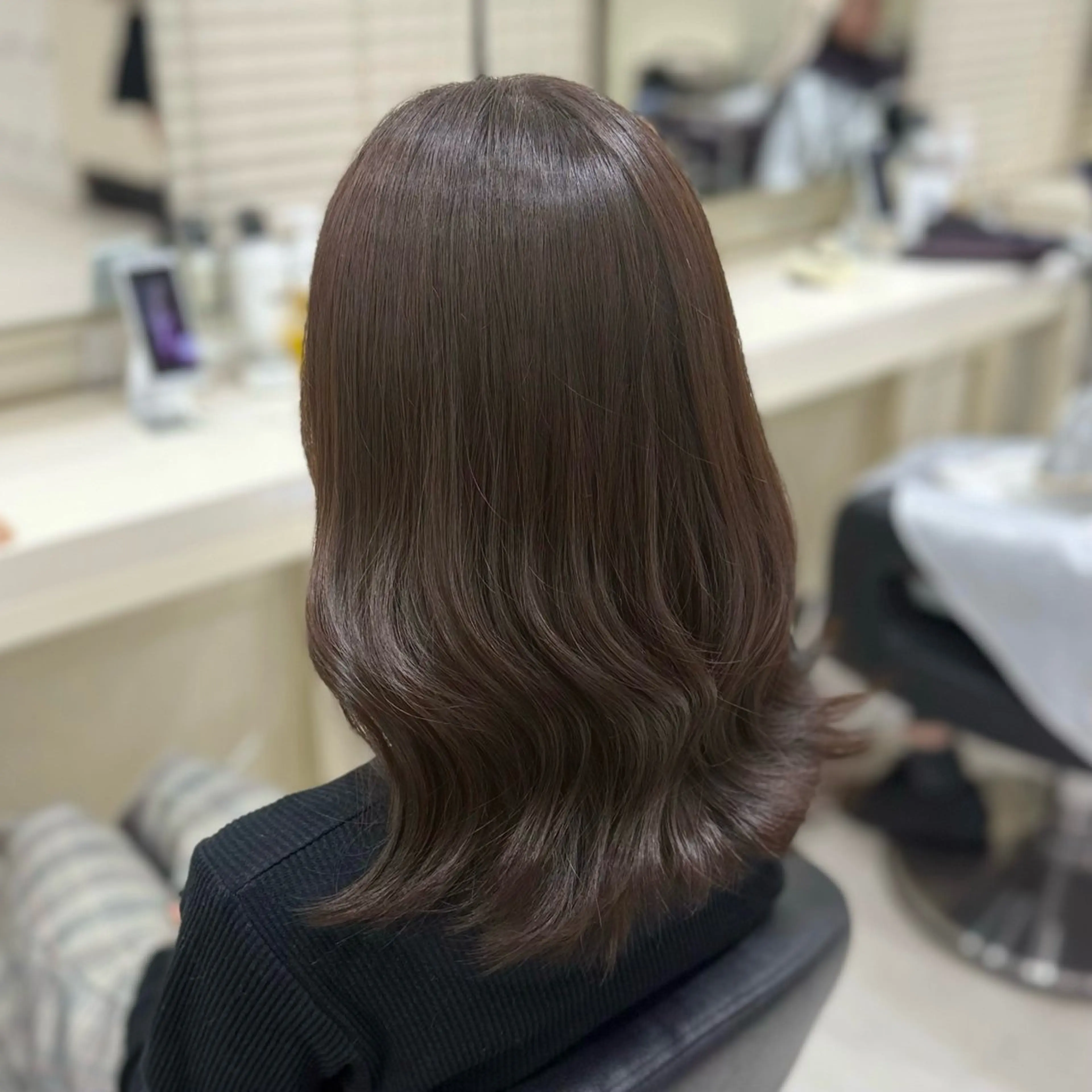 カラー ヘアカラー トリートメント 韓国透明感color 🤍sawako🏹のヘアスタイル