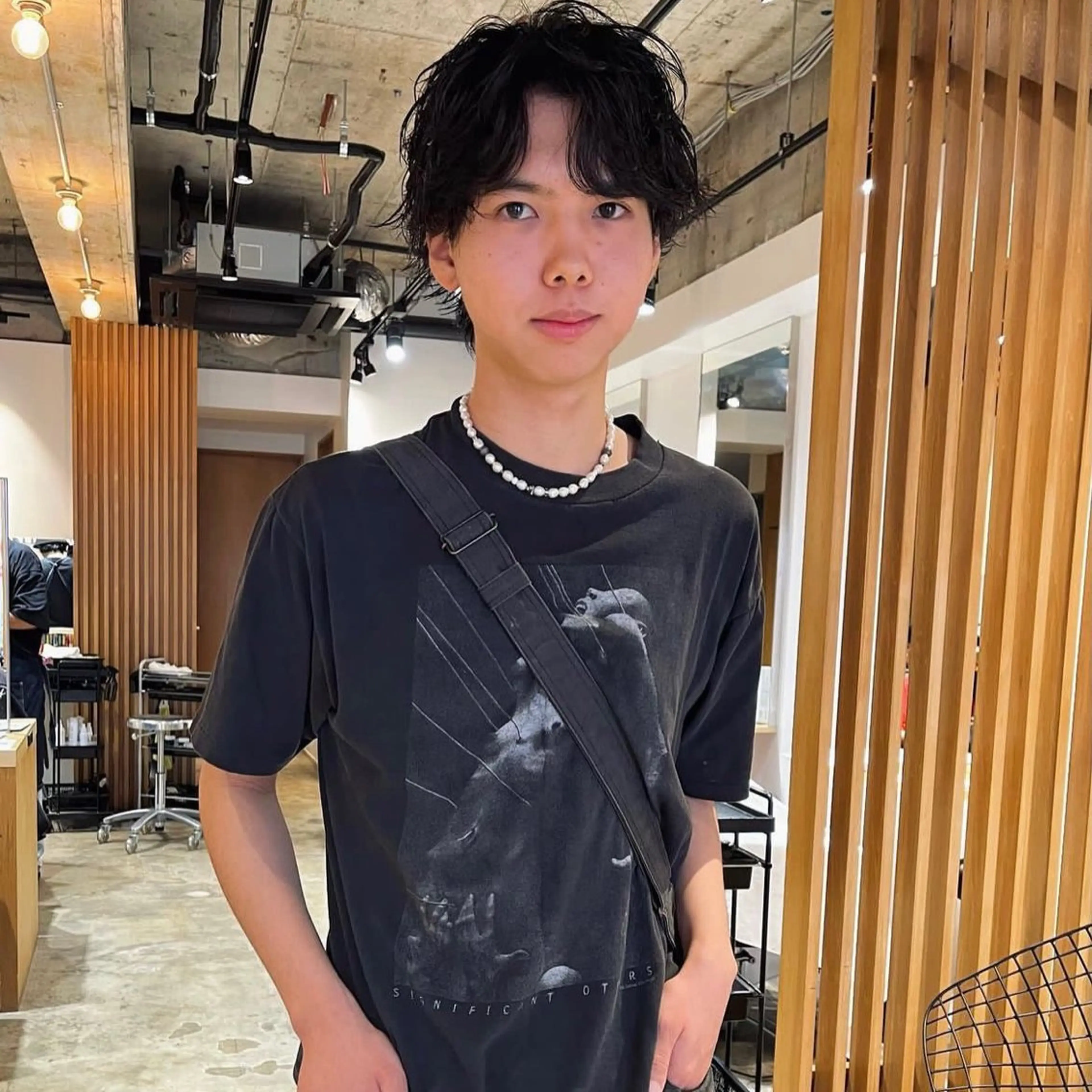 パーマ メンズ MION✂️ 似合わせカットのヘアスタイル