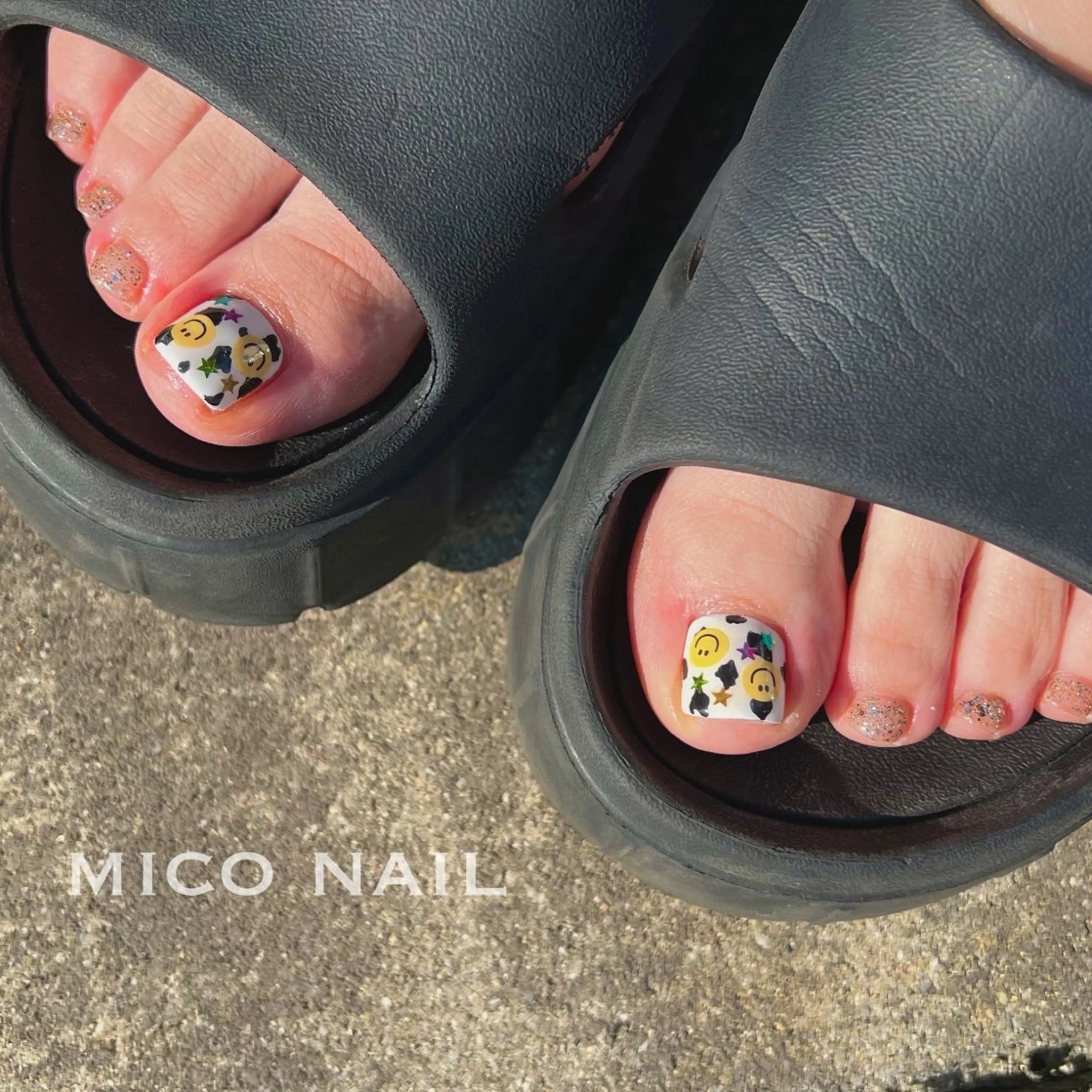 ネイル フットネイル mico nailのネイルデザイン