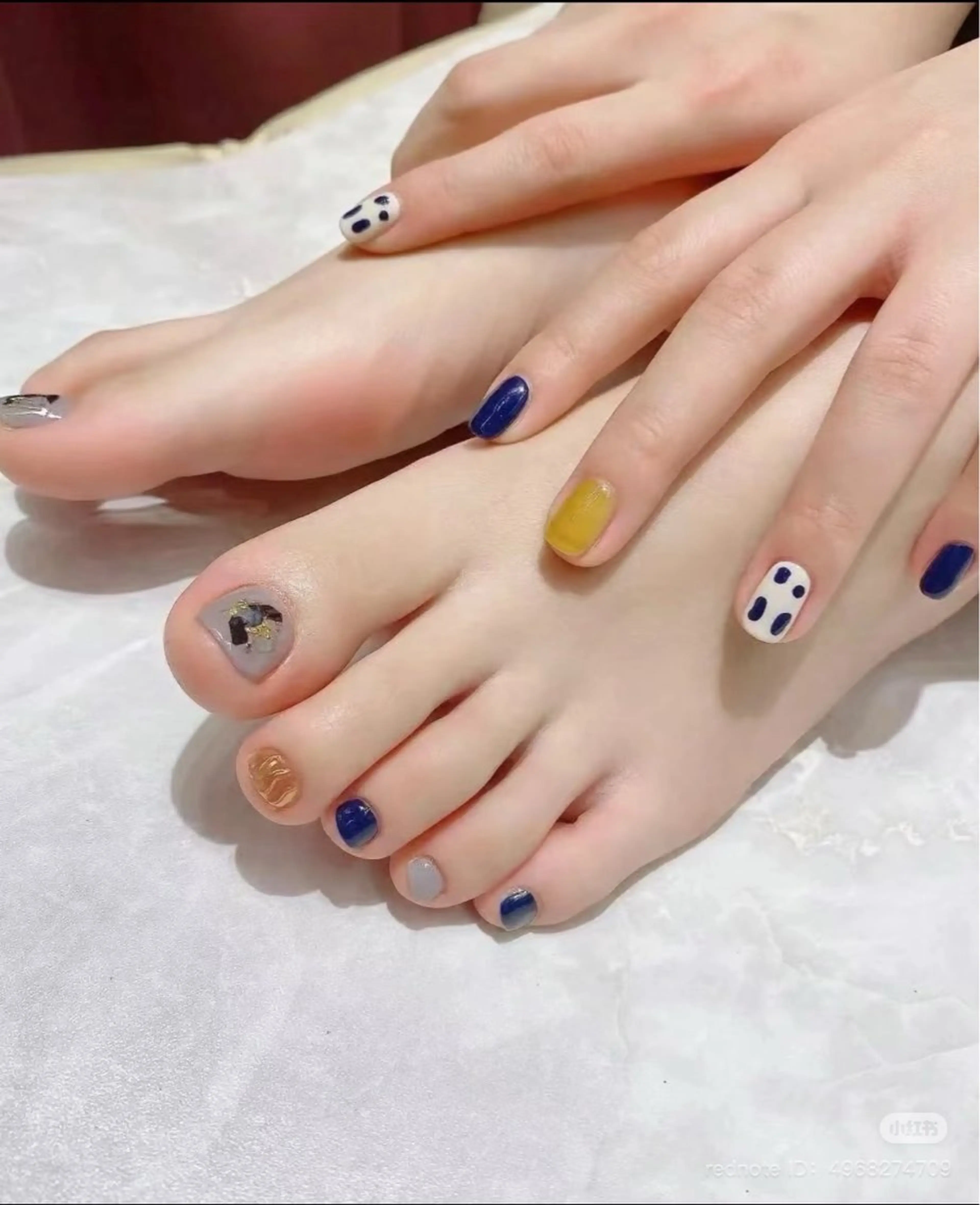 ネイル 持ち込み フットネイル Laule’a Nail新宿所属・ミナ🌈 Laule'aのネイルデザイン