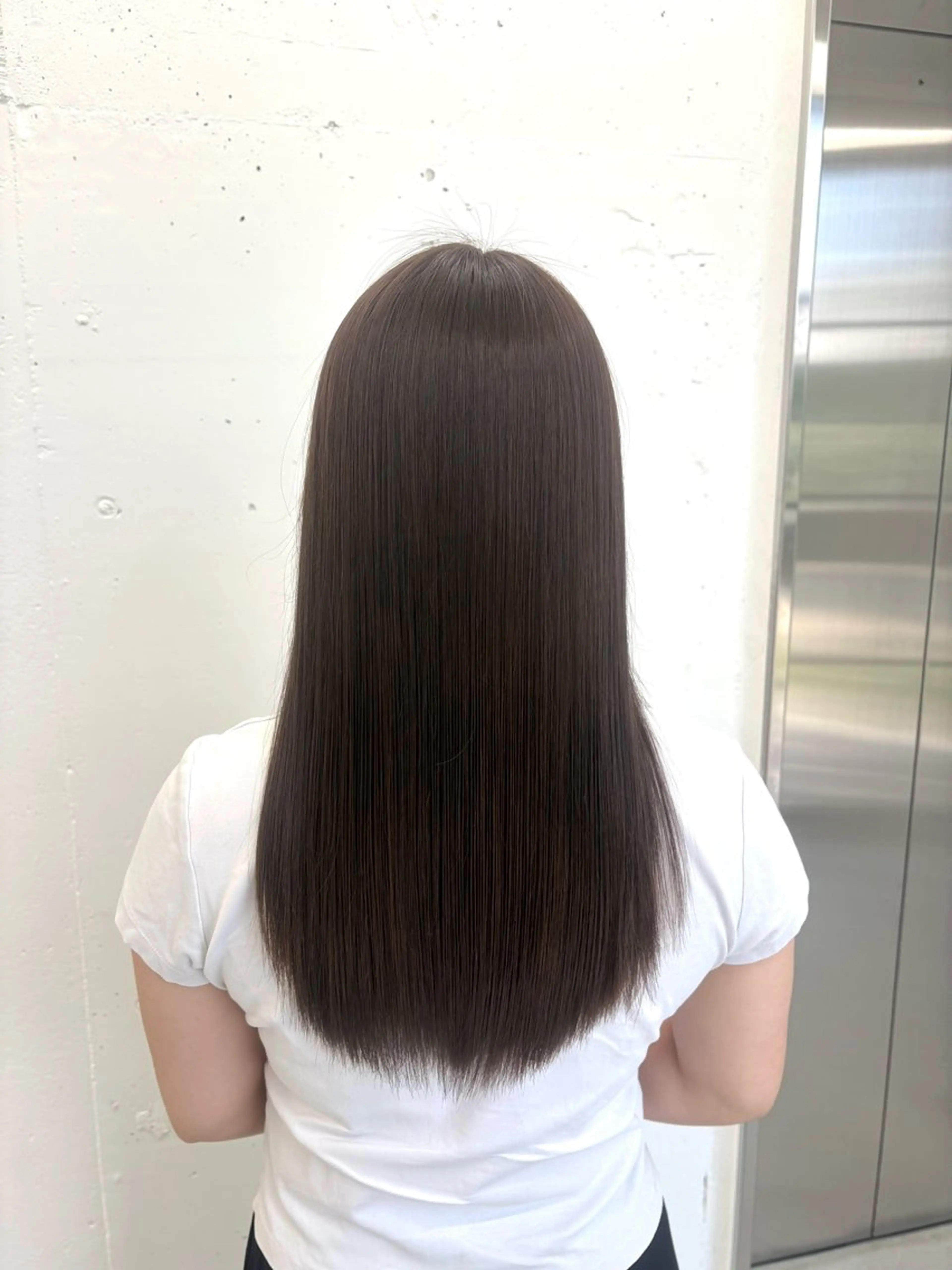 セミロング カラー グレージュ ラベンダーカラー ラベンダーグレージュ ラベンダーグレー ヘアカラー トリートメント 🌟ゆりあ🌟 JILLSTUDIOのヘアスタイル