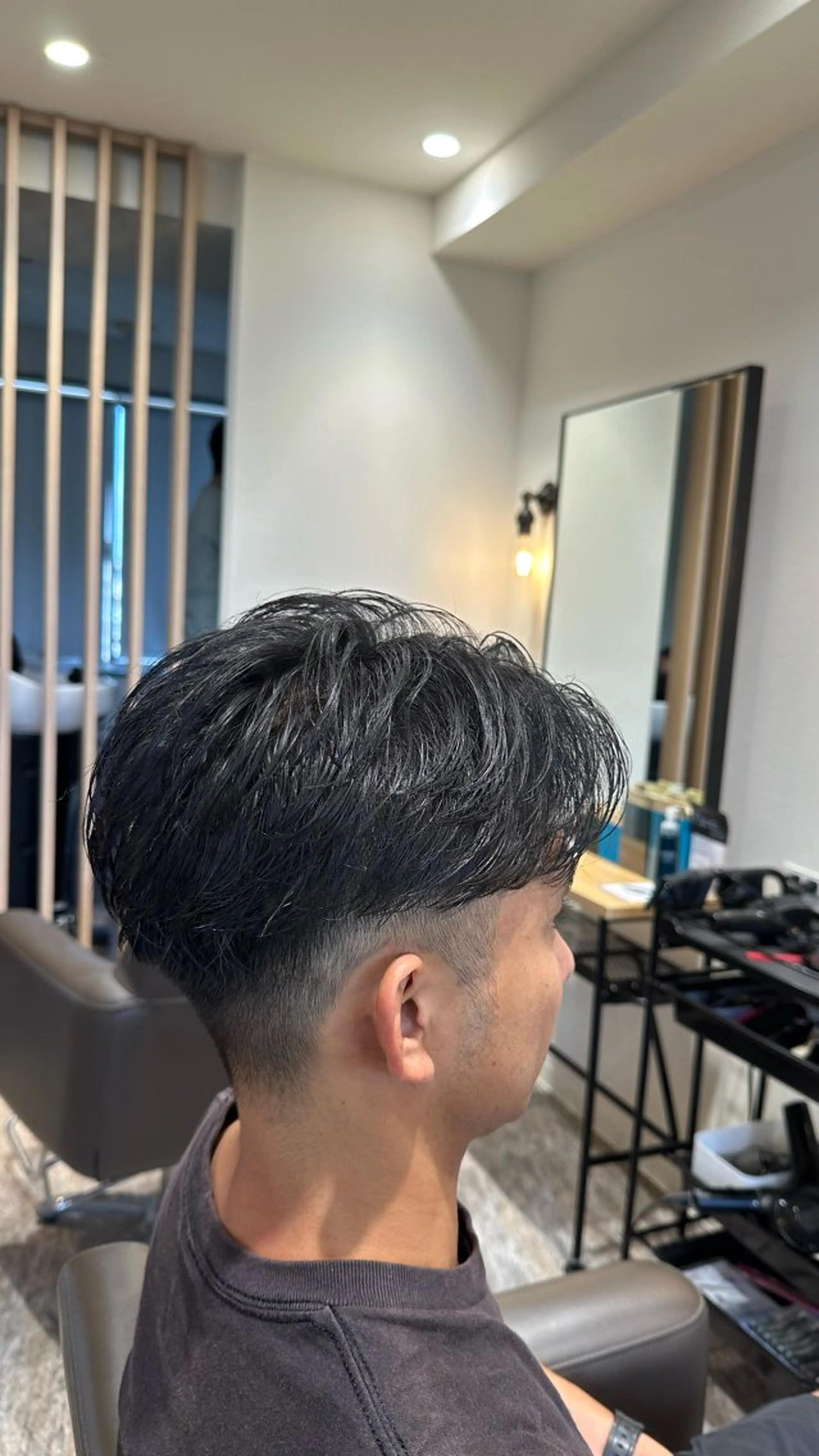 ショート パーマ メンズ カット パーマ 【メンズパーマ】比嘉 啓人のヘアスタイル