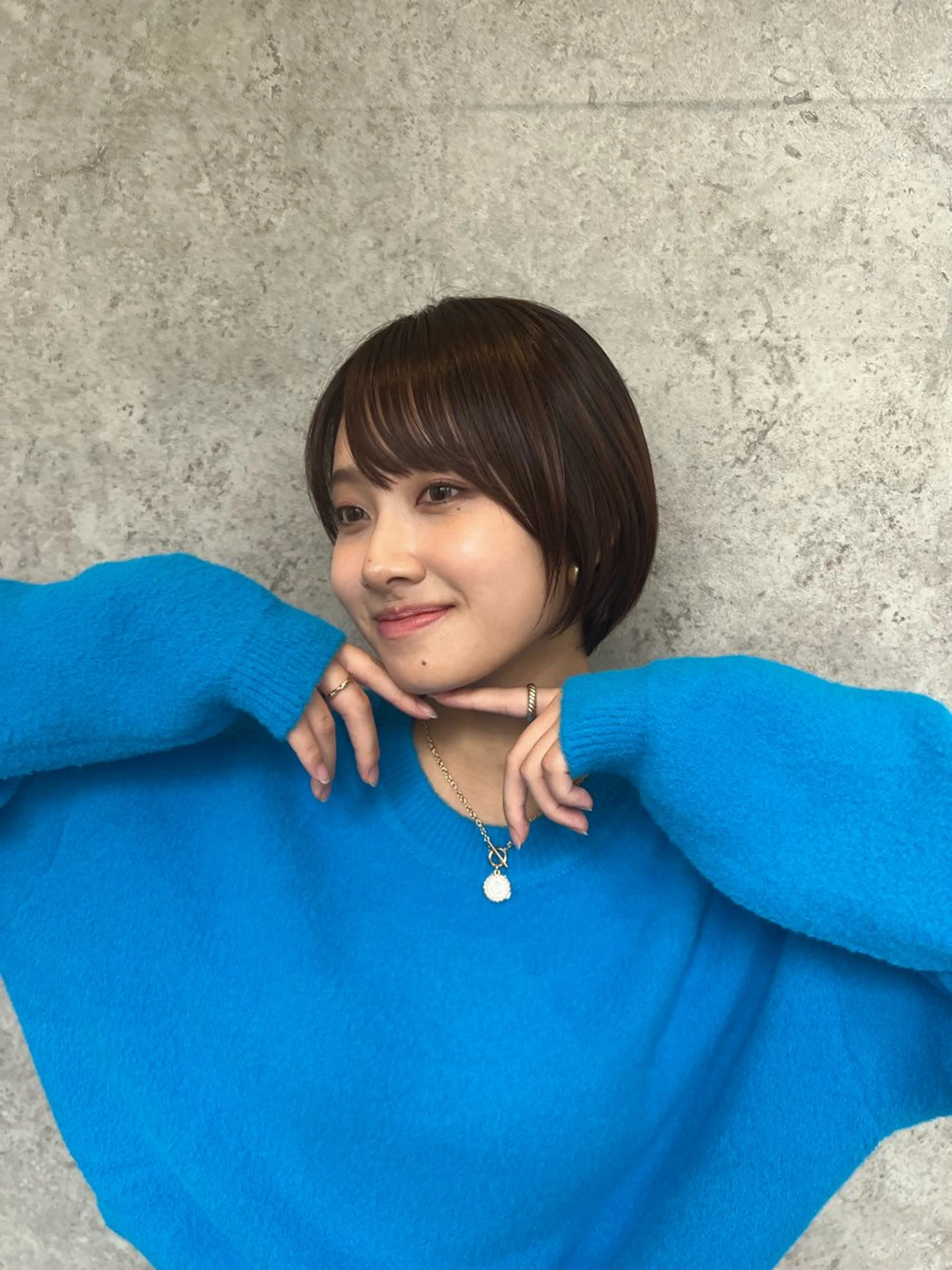 ショート レイヤーカット/ くびれヘア佐藤大空のヘアスタイル