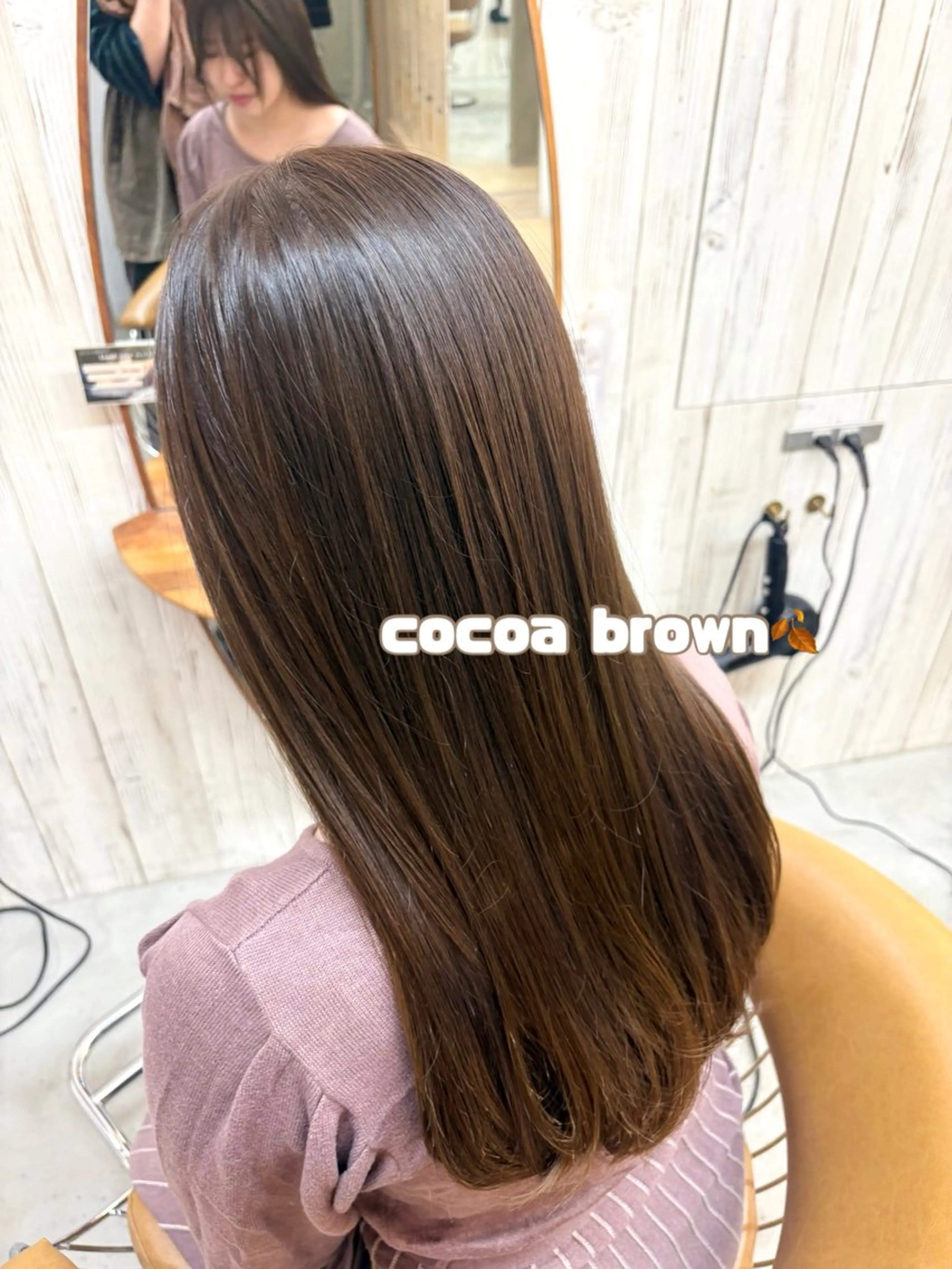 ロング カット ヘアカラー トリートメント 🧡ショート/ボブ パーマたまき🧡のヘアスタイル