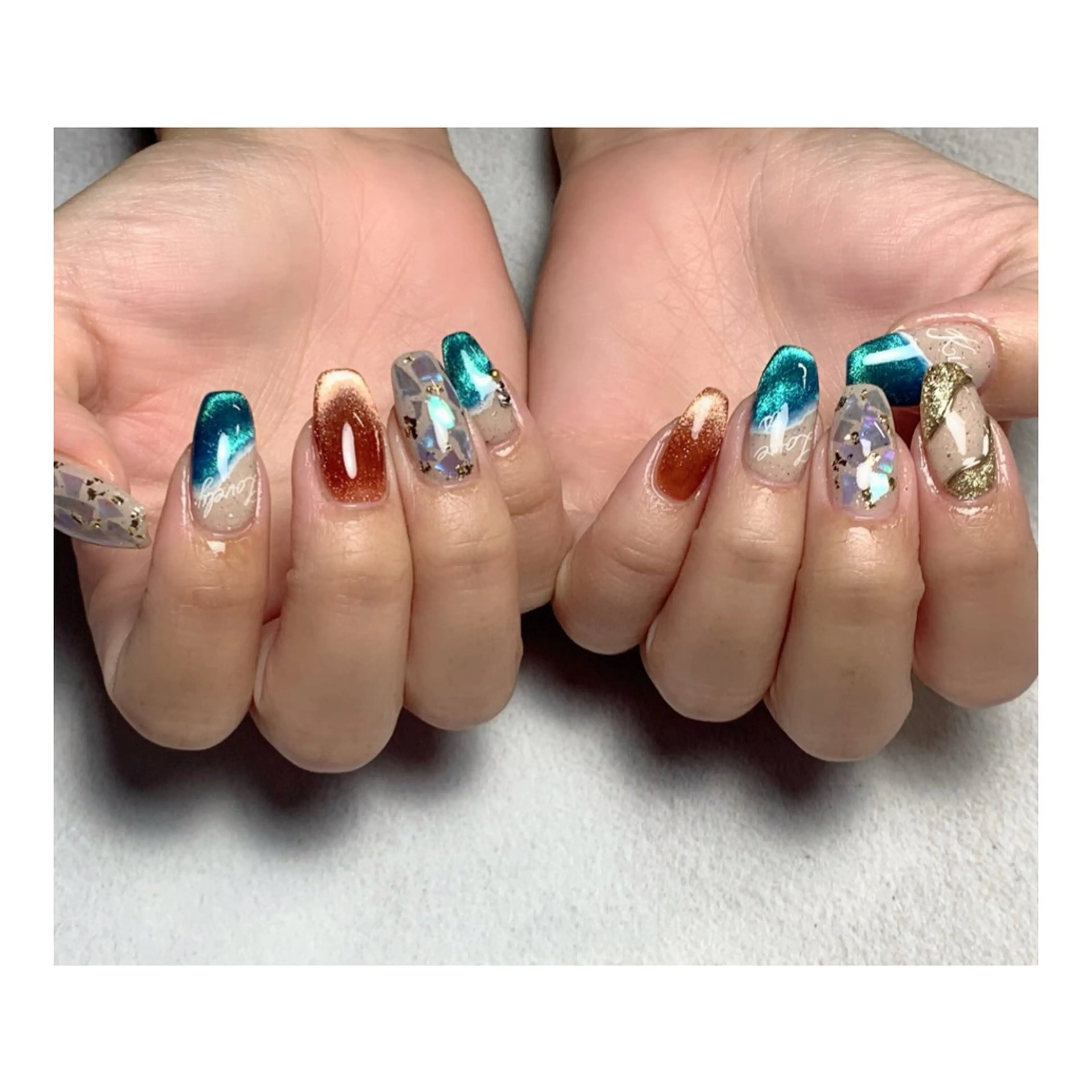 ロング ネイル ハンドネイル KARMA salonのネイルデザイン