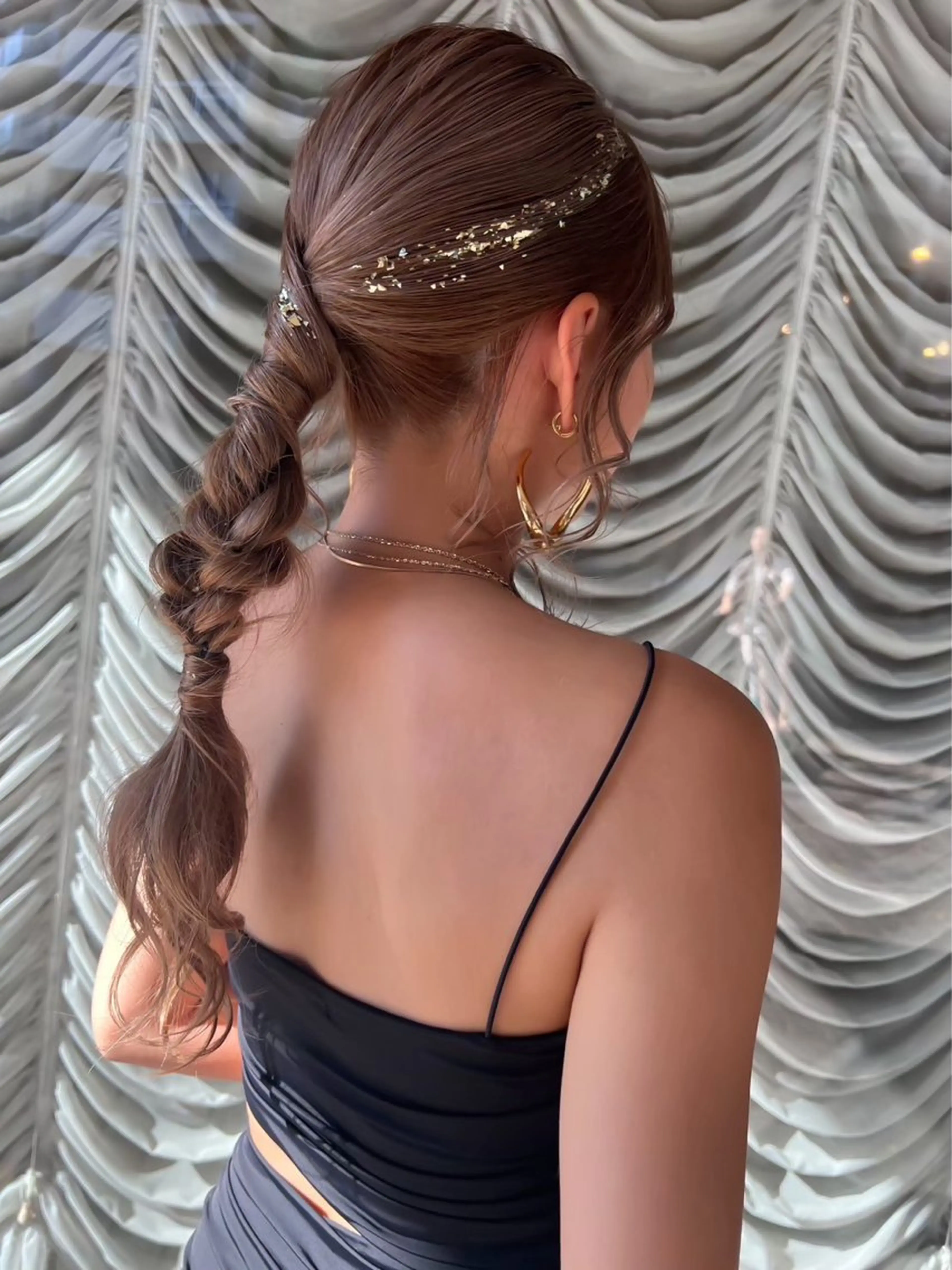 セミロング ヘアアレンジ シールエクステ ボブ エクステ ハイライト 髪質改善 🦋韓国hair🦋 エクステ店長sakiのヘアスタイル