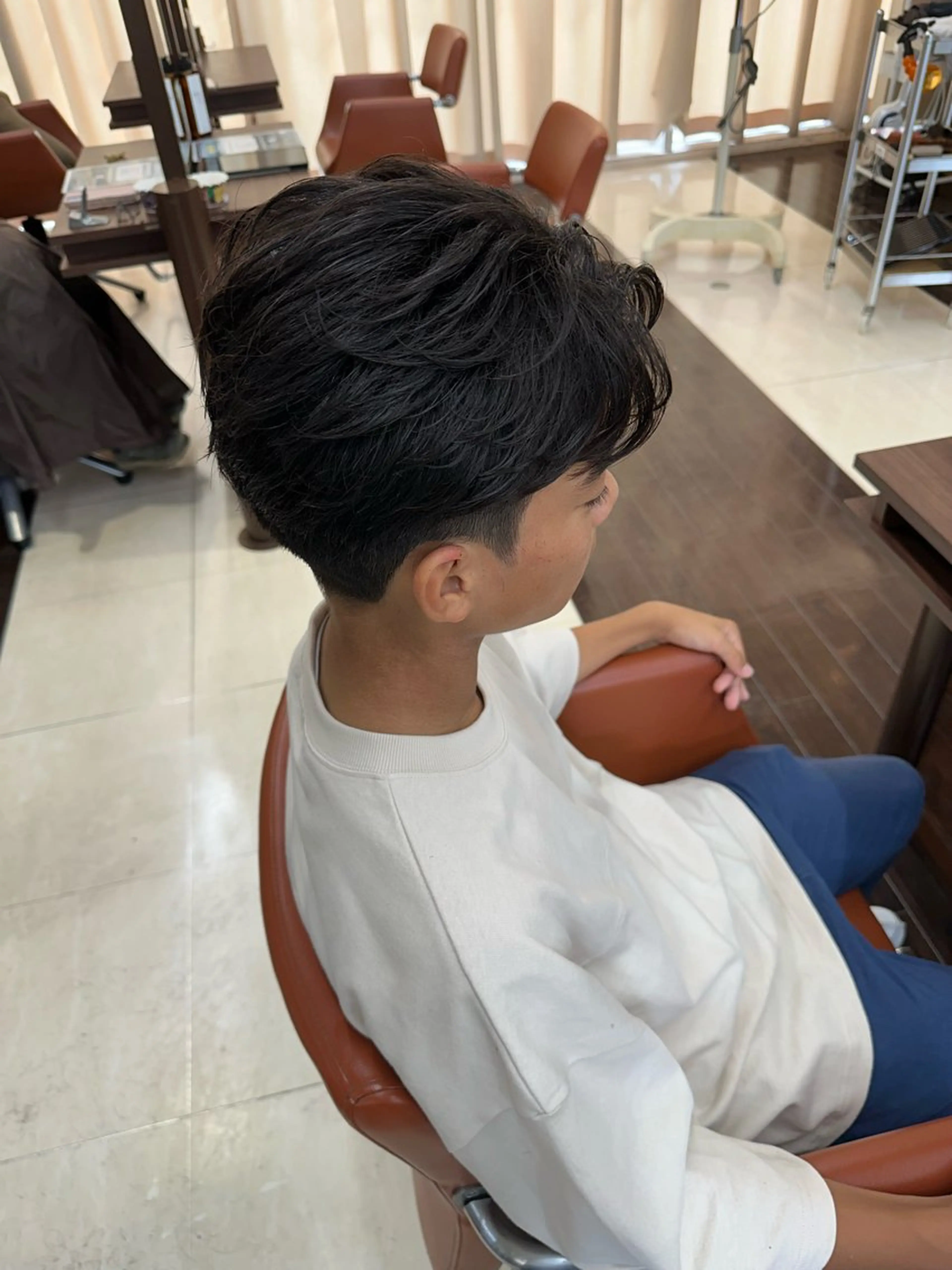 ショート カラー パーマ メンズ ショートヘア カット ヘアセット 毎月230人担当/ メンズヘア/清和武虎のヘアスタイル