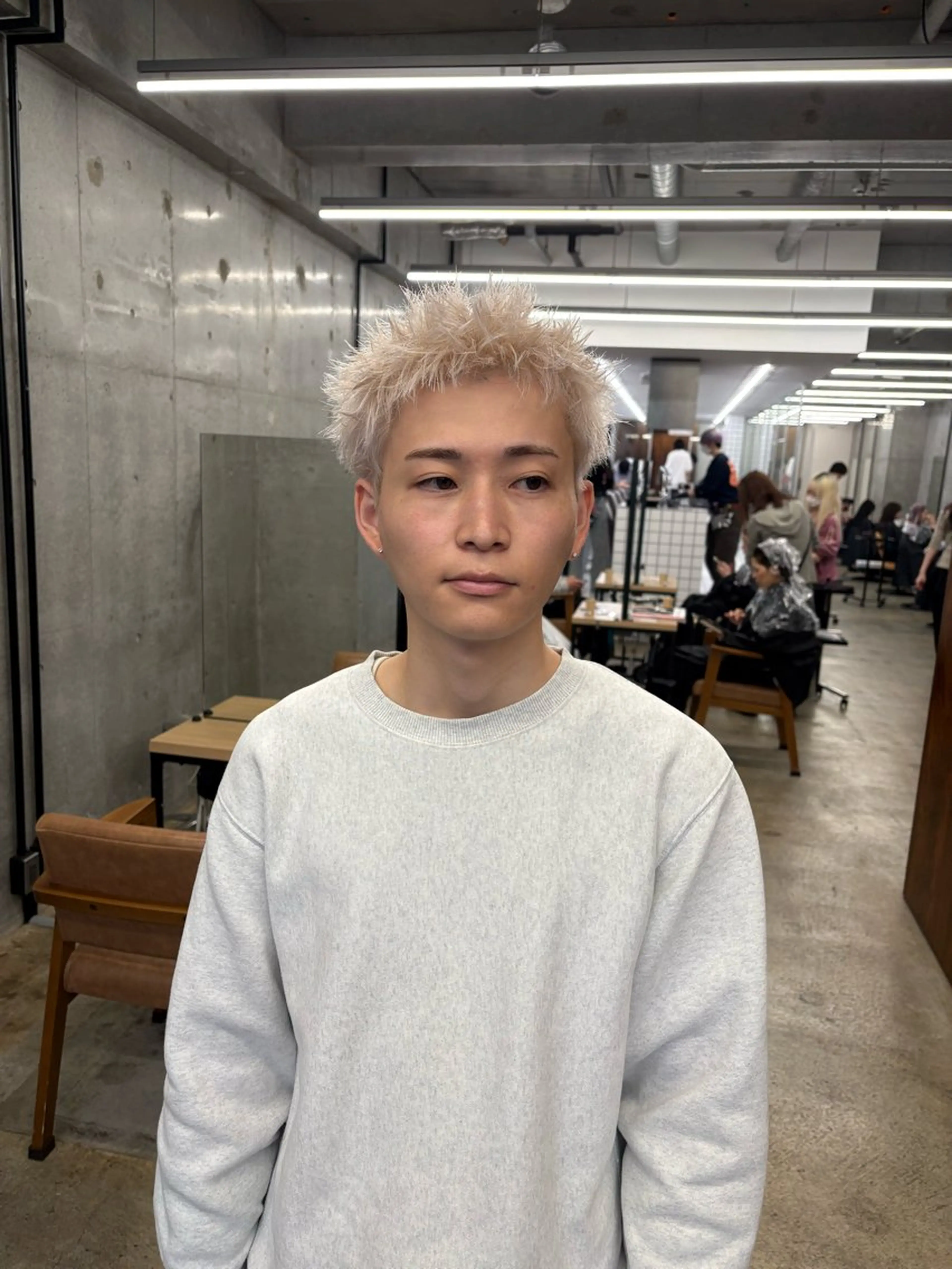 ショート カラー メンズ カット ヘアカラー 《メンズ支持NO.1 ×艶ブラウン》ソウタのヘアスタイル