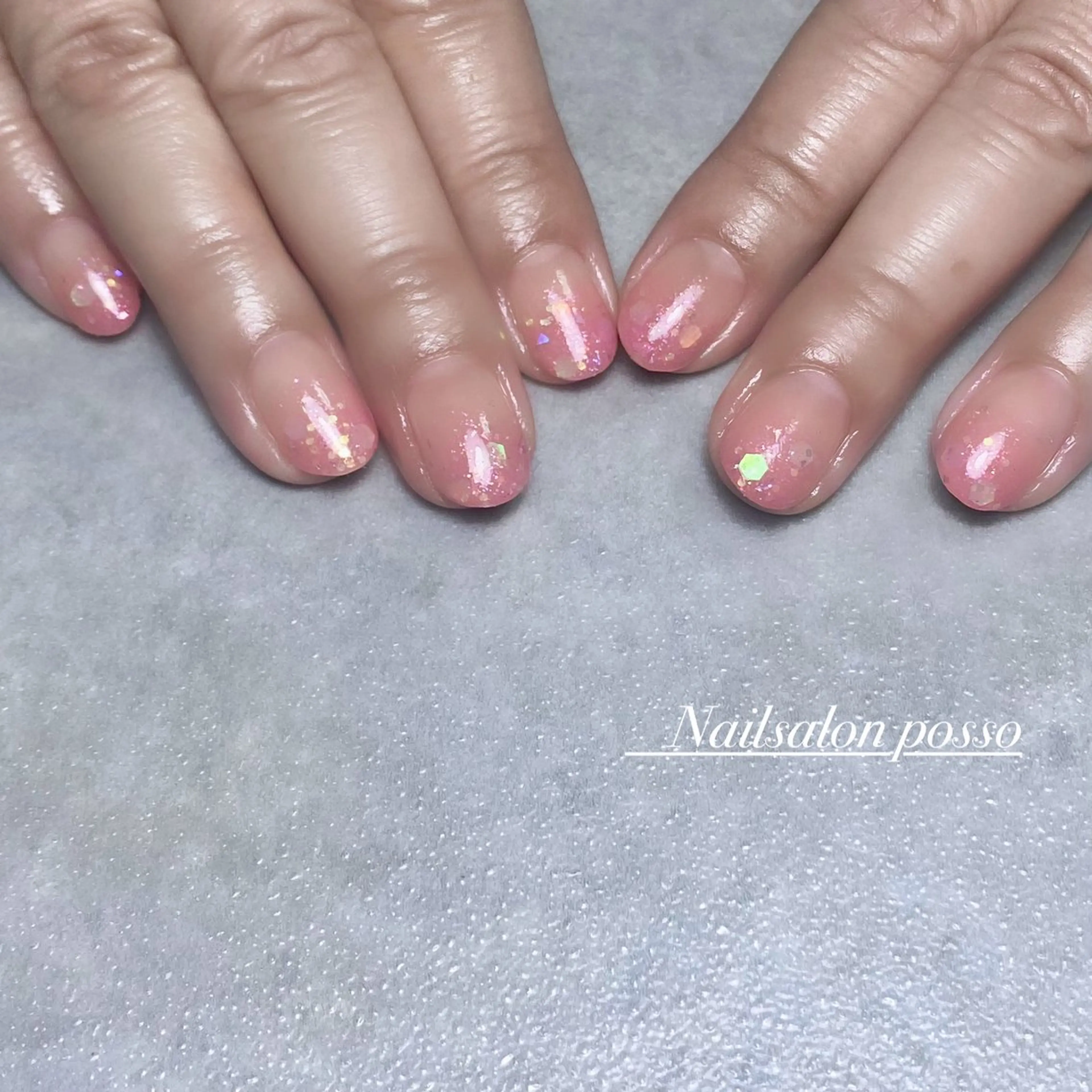 ネイル ラメ(グリッター) ラメグラデーション Nail Salon Posso所属・Asuka /possoのネイルデザイン