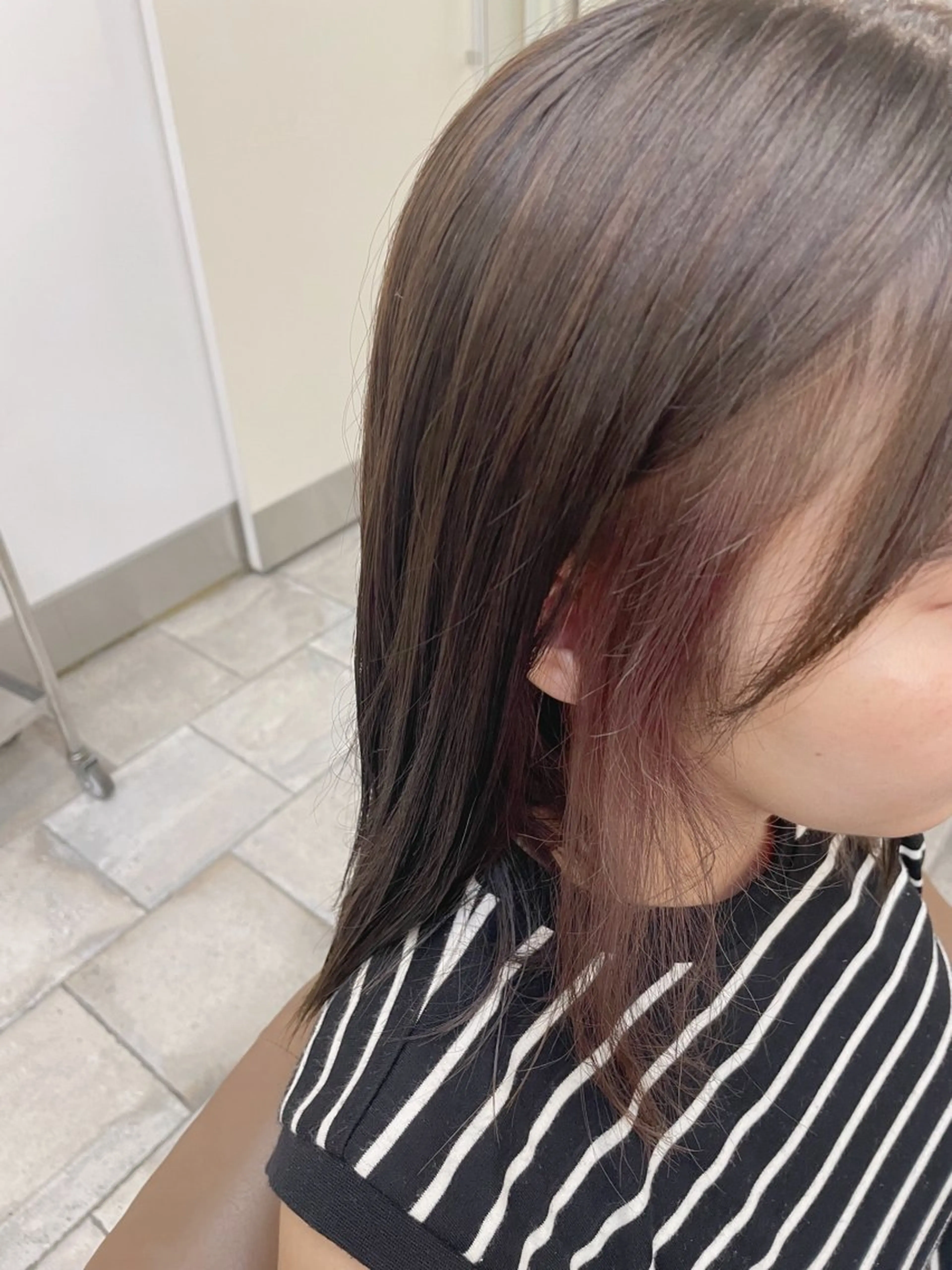ミディアム カラー ブリーチ 🍒新家 さくら🍒のヘアスタイル