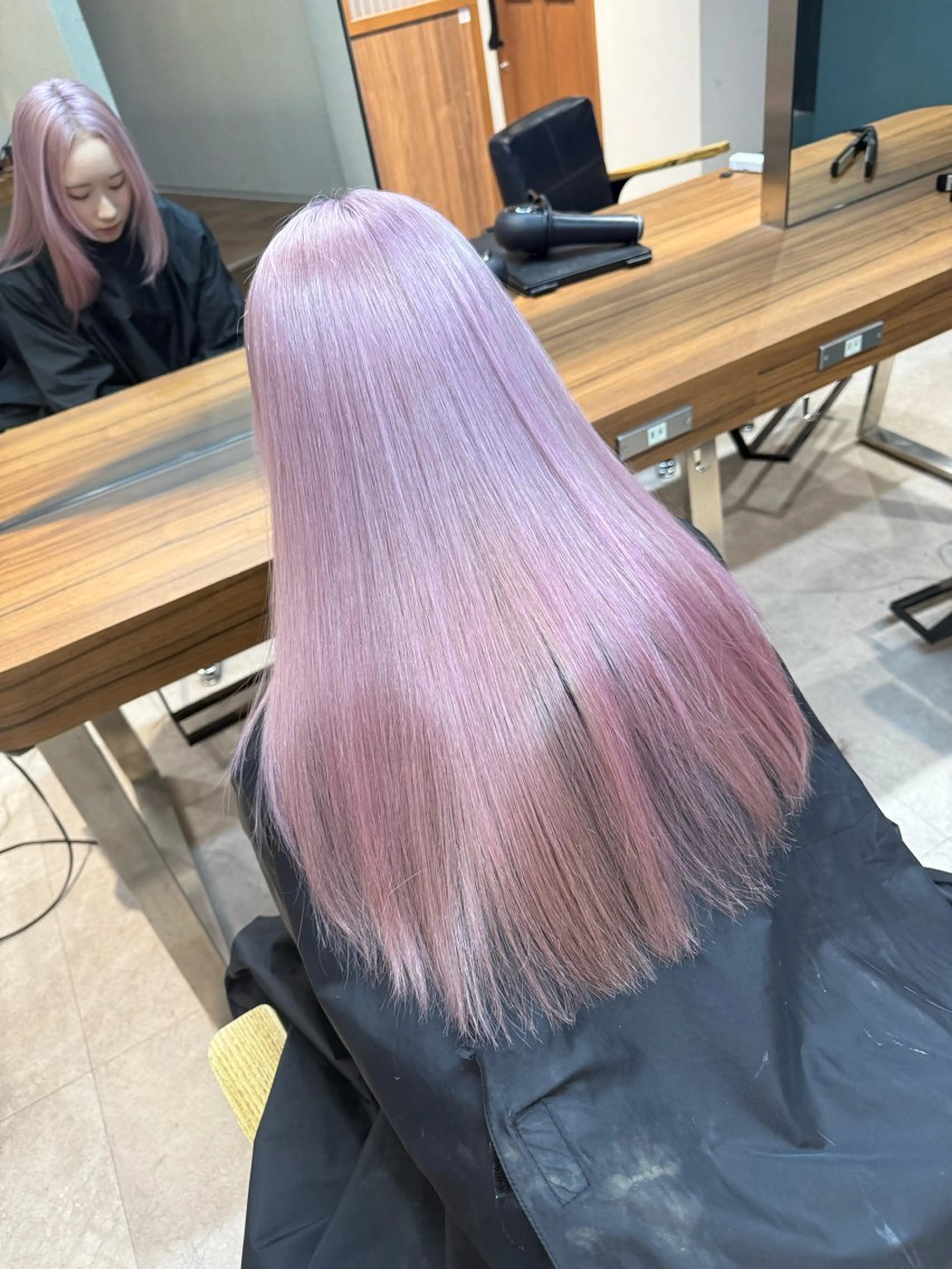 【💫No.2人気メニュー💫】似合わせカット➕ブリーチカラー➕最上級ウル艶トリートメント✨の写真