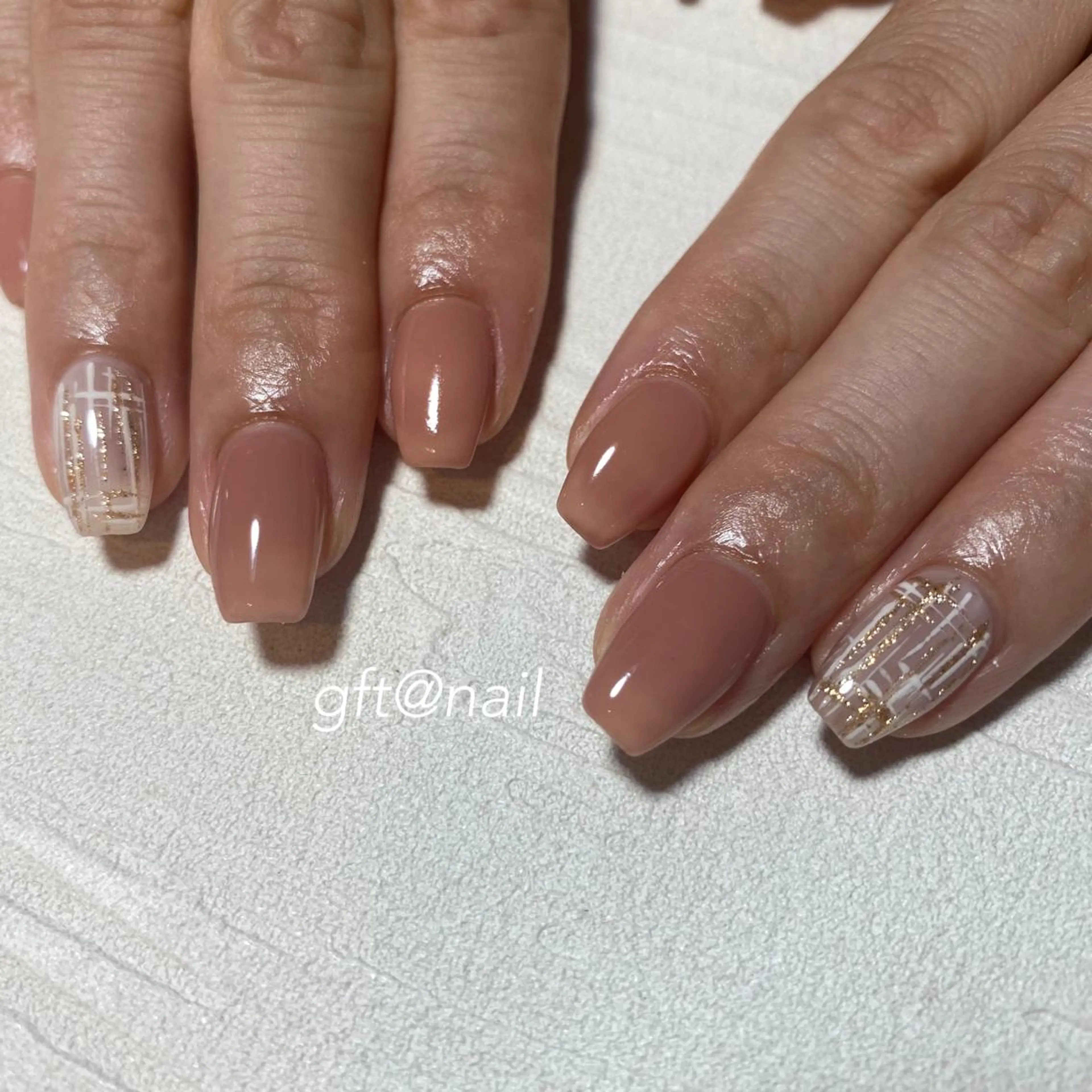 ネイル ツイードネイル ハンドネイル etorca nailのネイルデザイン