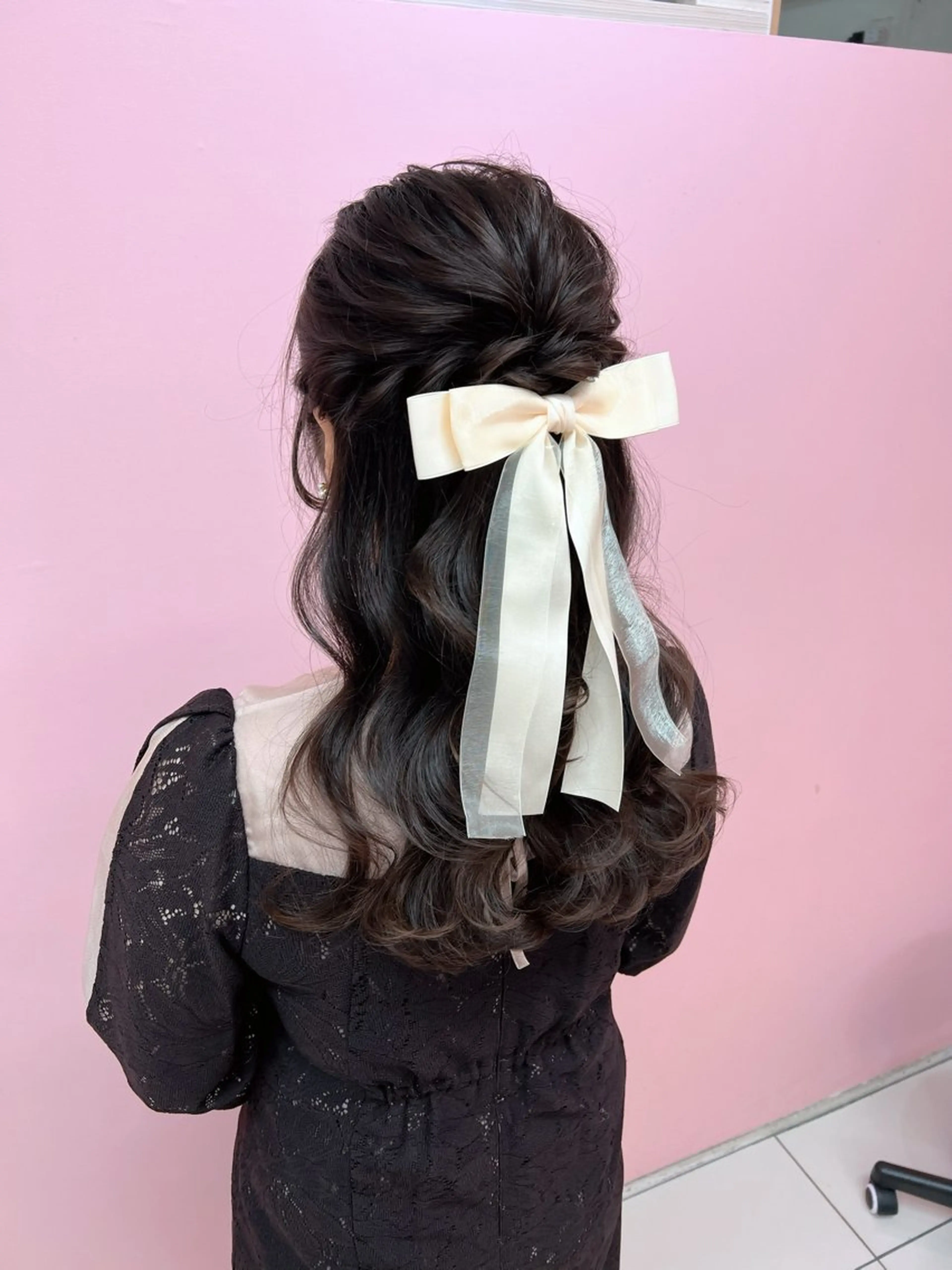 ヘアアレンジ ヘアセット 【シールエクステ】 chihoのヘアスタイル