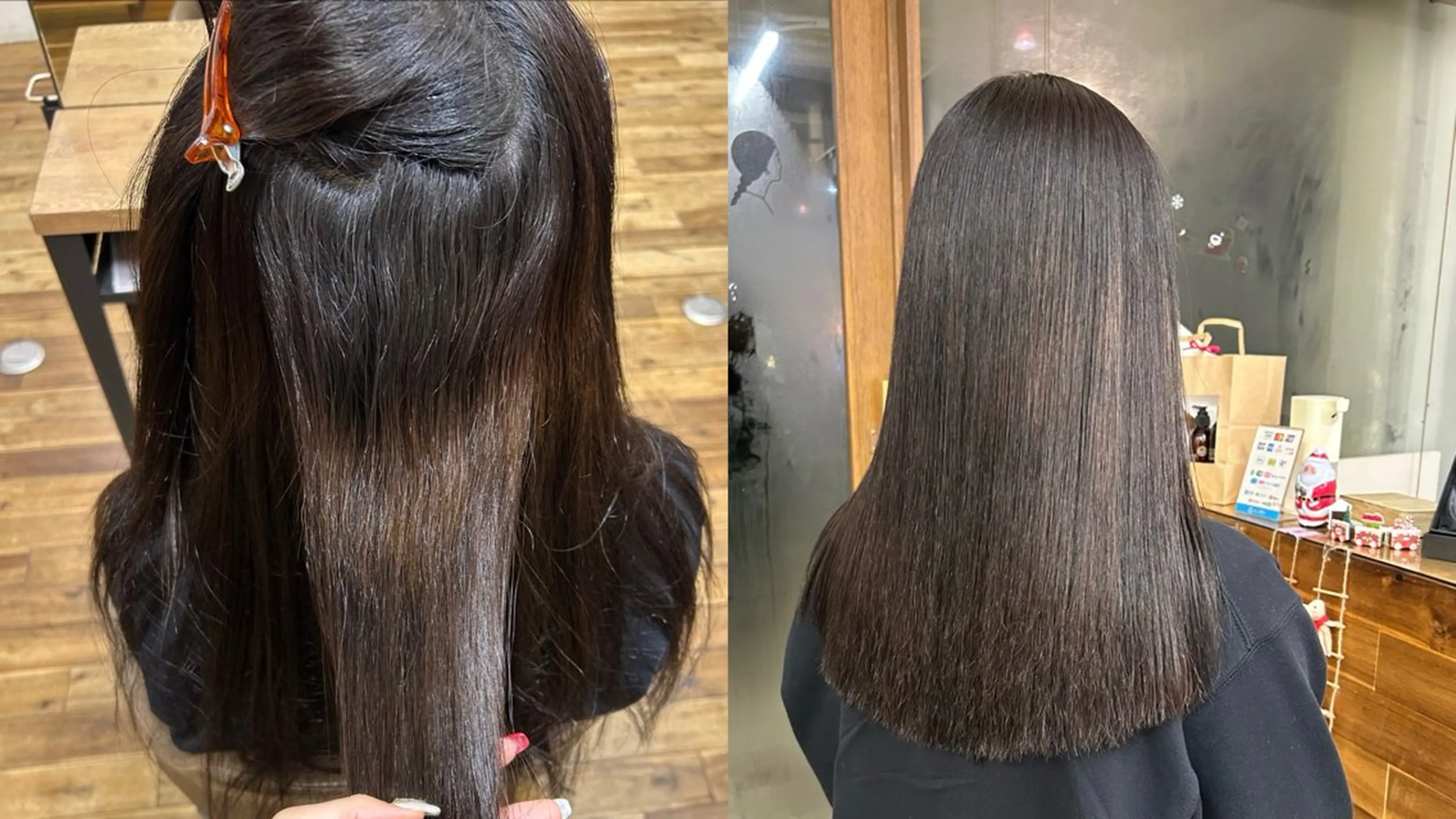 ロング カット 縮毛矯正 siro所属・透明感カラー/ボブ/ siro meruのヘアスタイル