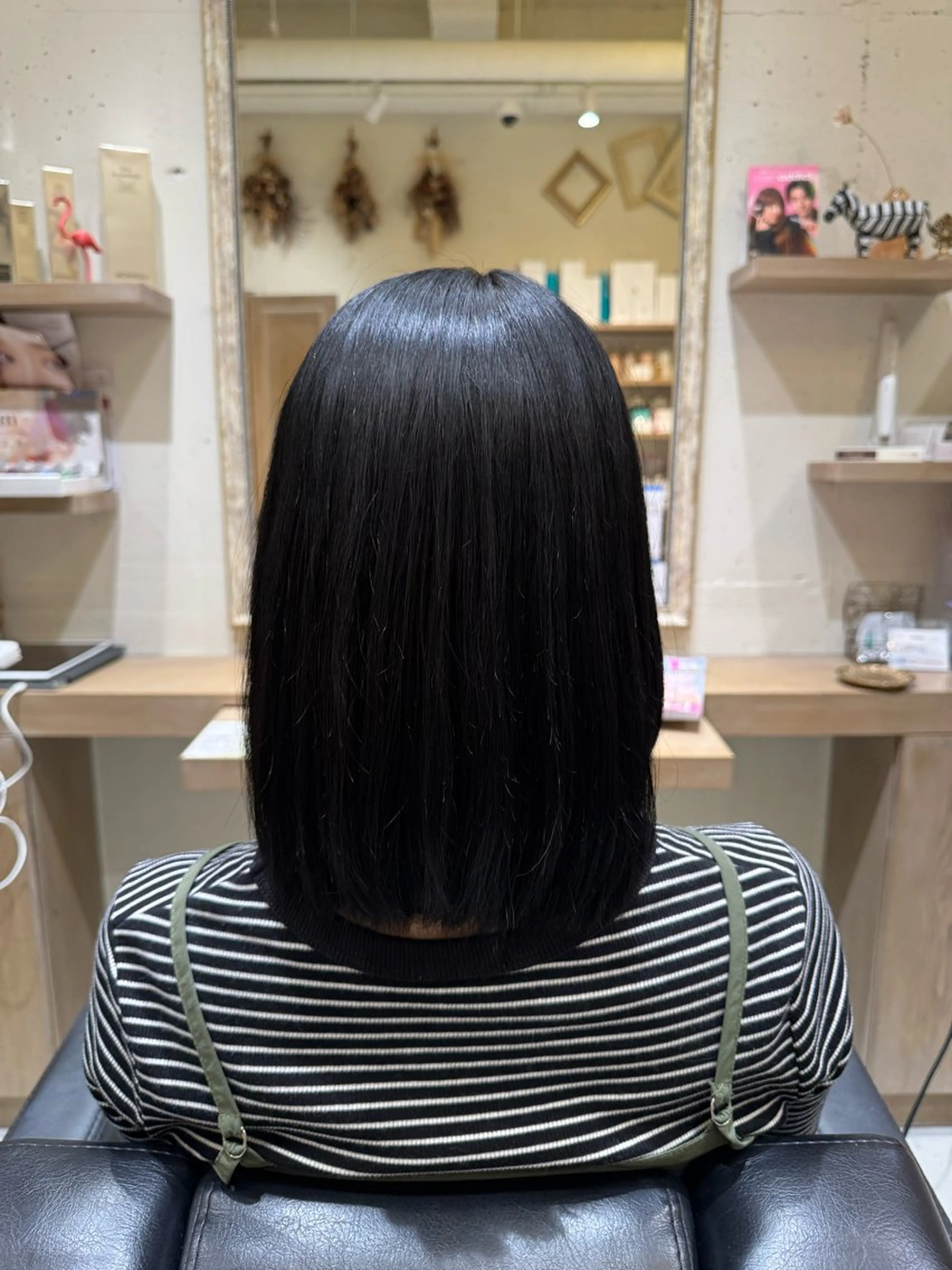 ミディアム 福川 優月のヘアスタイル