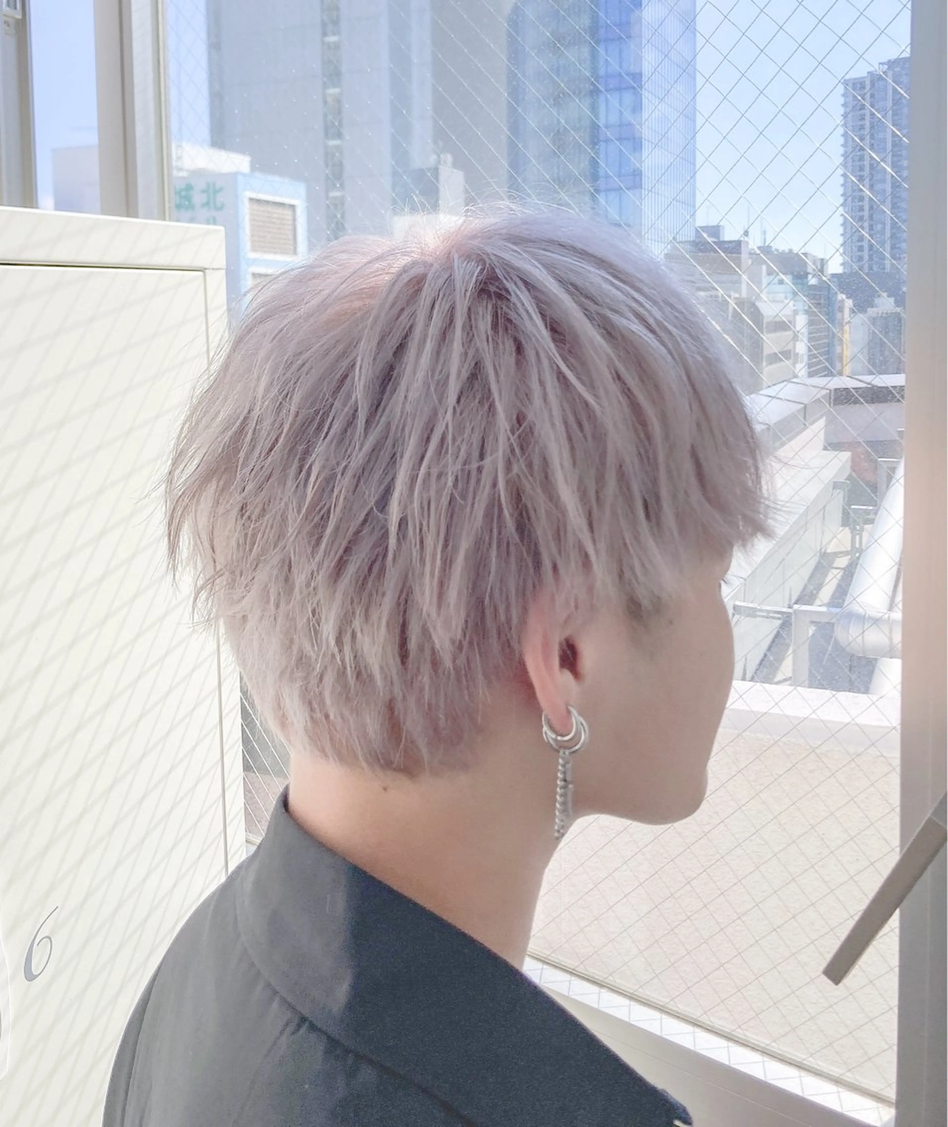 ショート メンズ カット ヘアカラー トリートメント 🏆ハッシュカット× 髪質改善🏆カイトのヘアスタイル