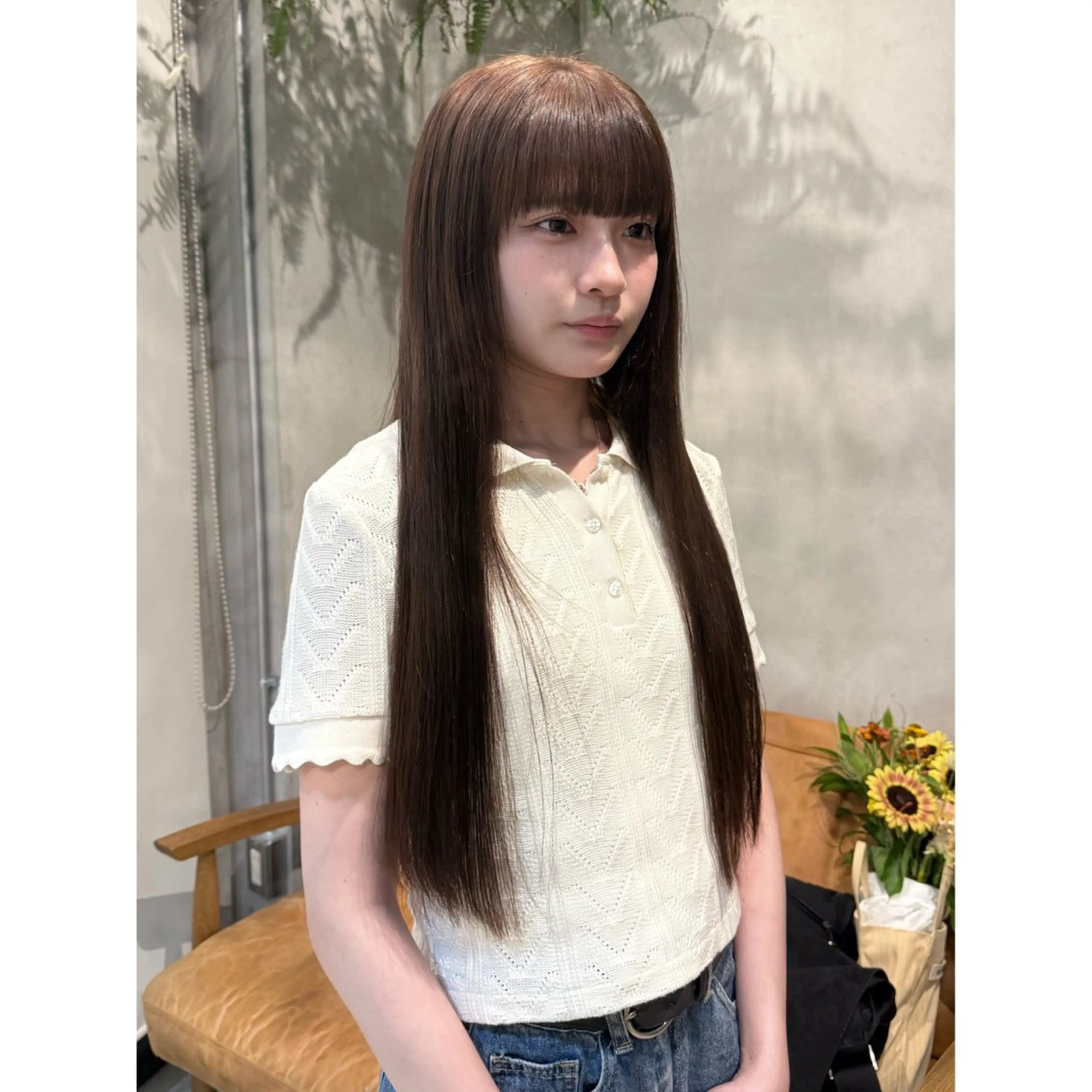 カラー 平野 美羽のヘアスタイル