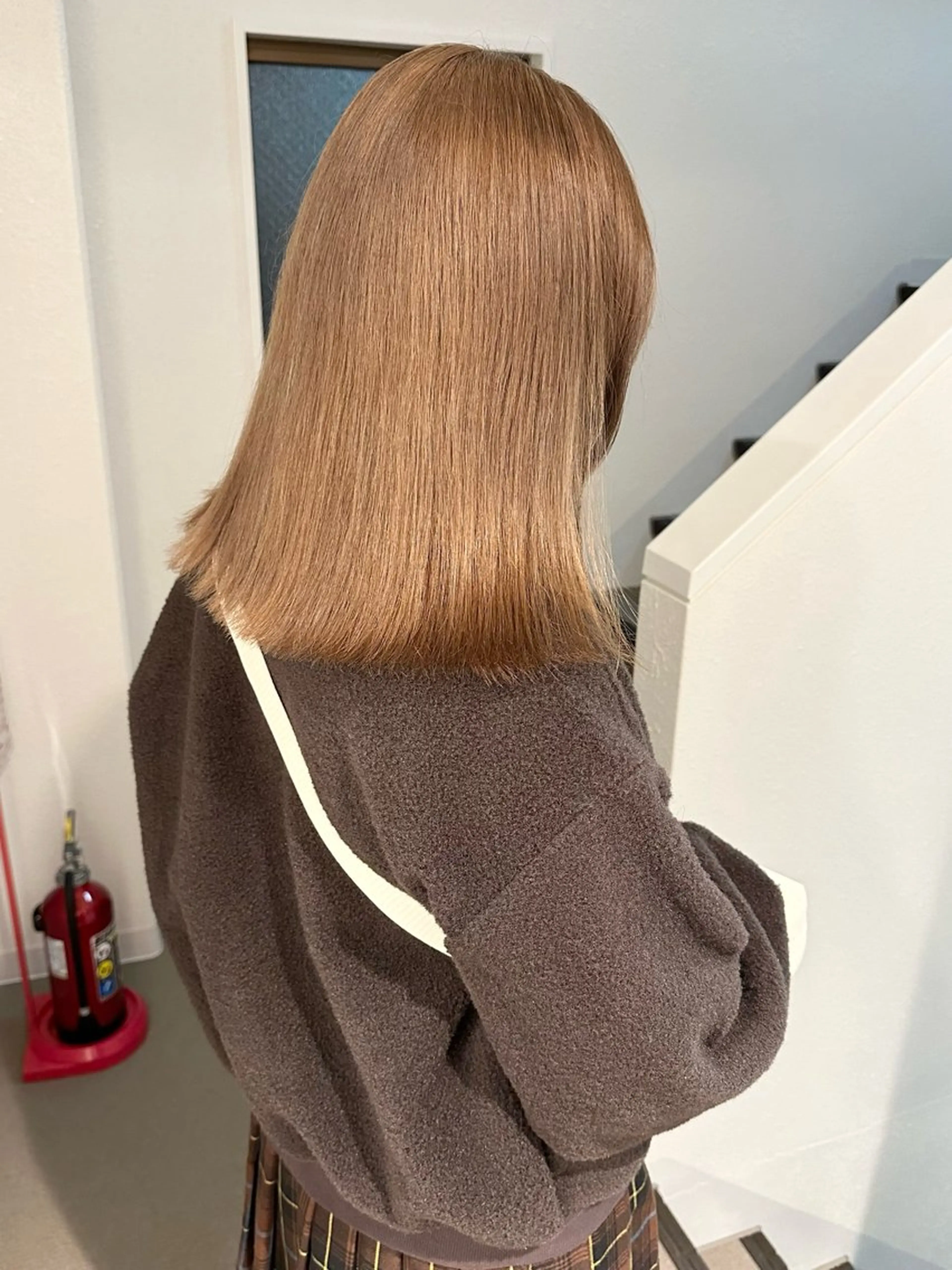 ミディアム 透明感カラー🥣 大平優香のヘアスタイル