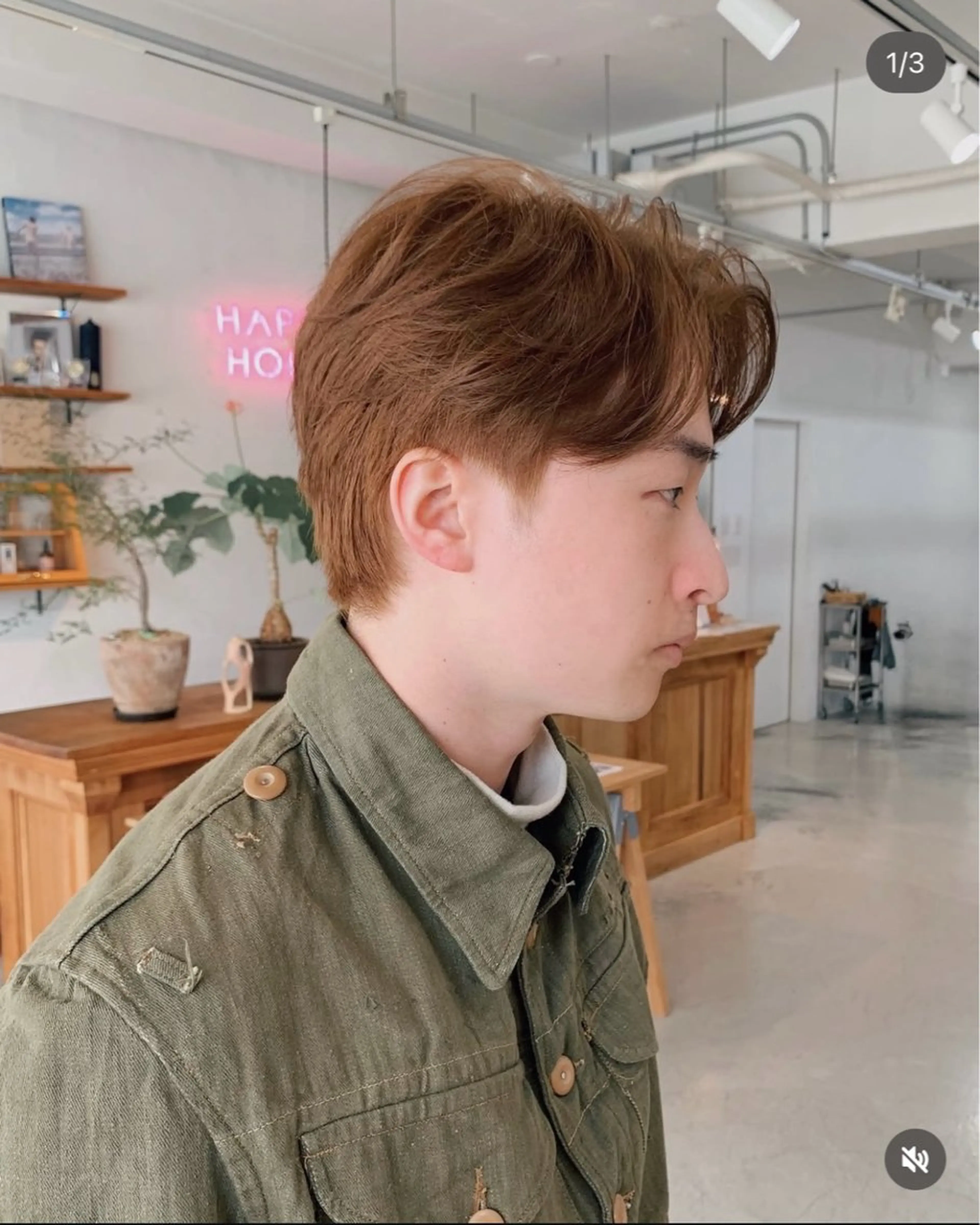 【🌟メンズ 平日限定🌟】men's骨格補正カット+毛流れパーマの写真