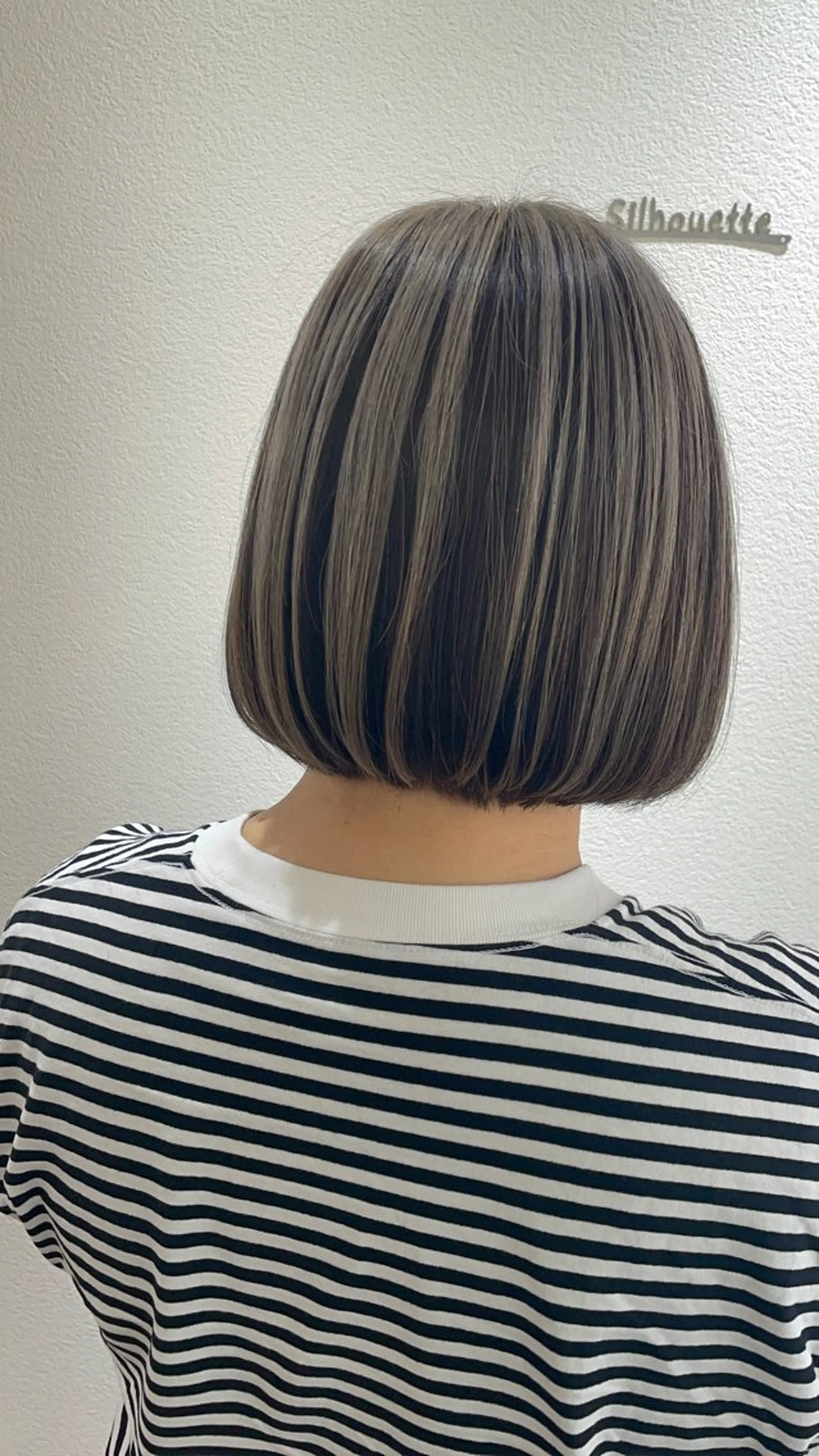 ショート カラー ボブ silhouette所属・silhouette シルエットのヘアスタイル