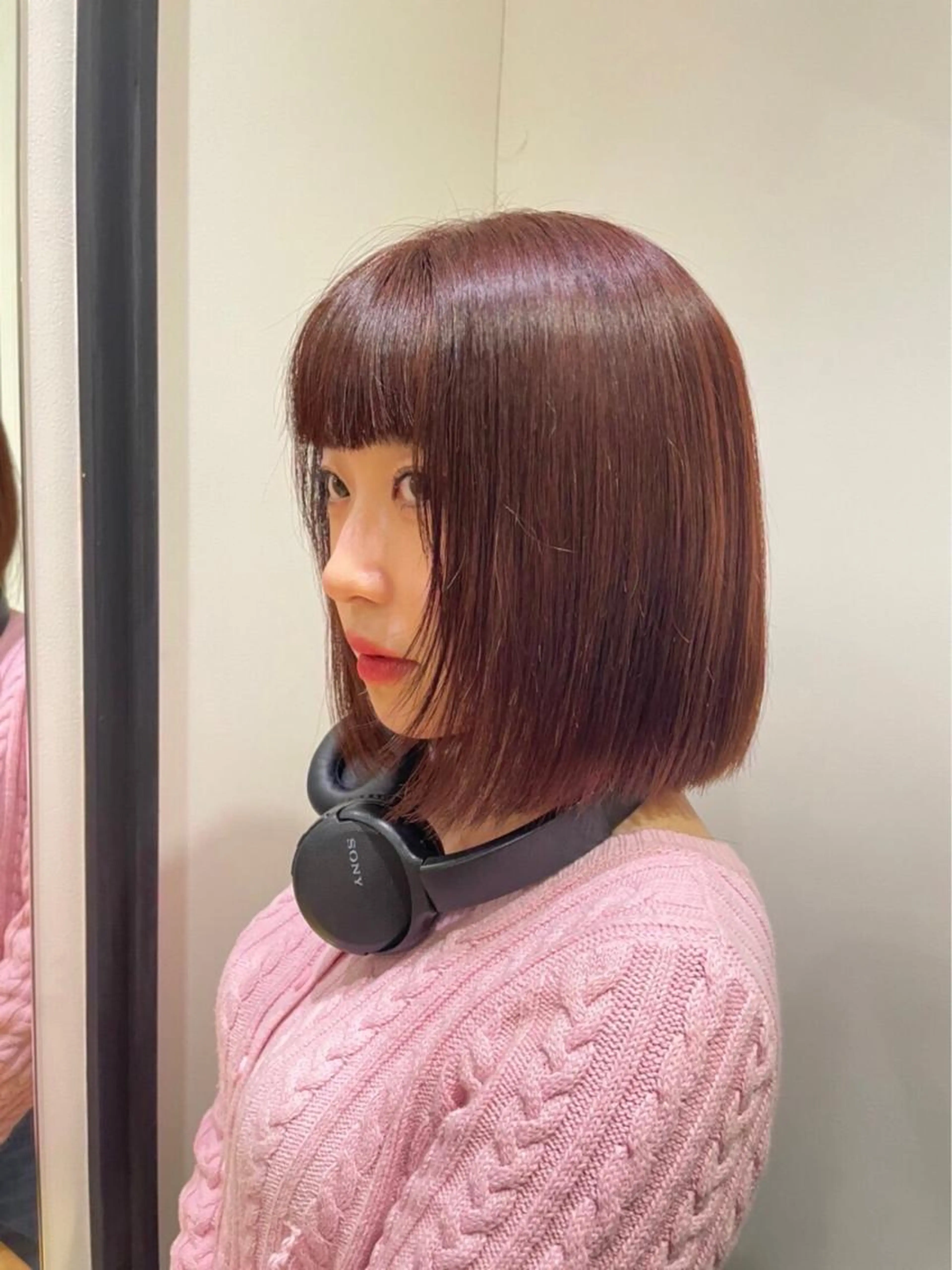 カラー＋高アミノトリートメント　カットなしの写真