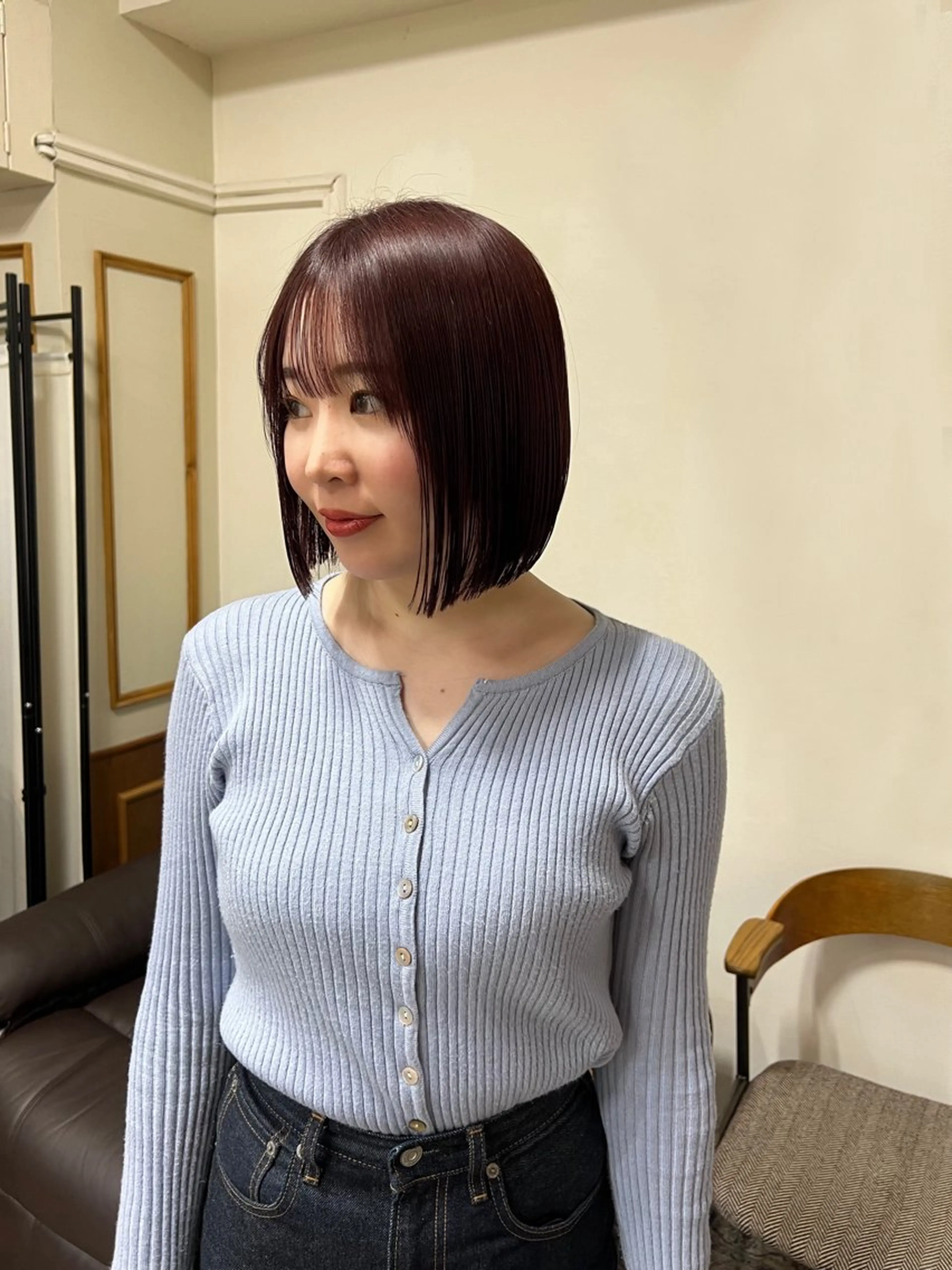 ショート カット ヘアカラー トリートメント まろやか透明感カラー ♡MANAのヘアスタイル