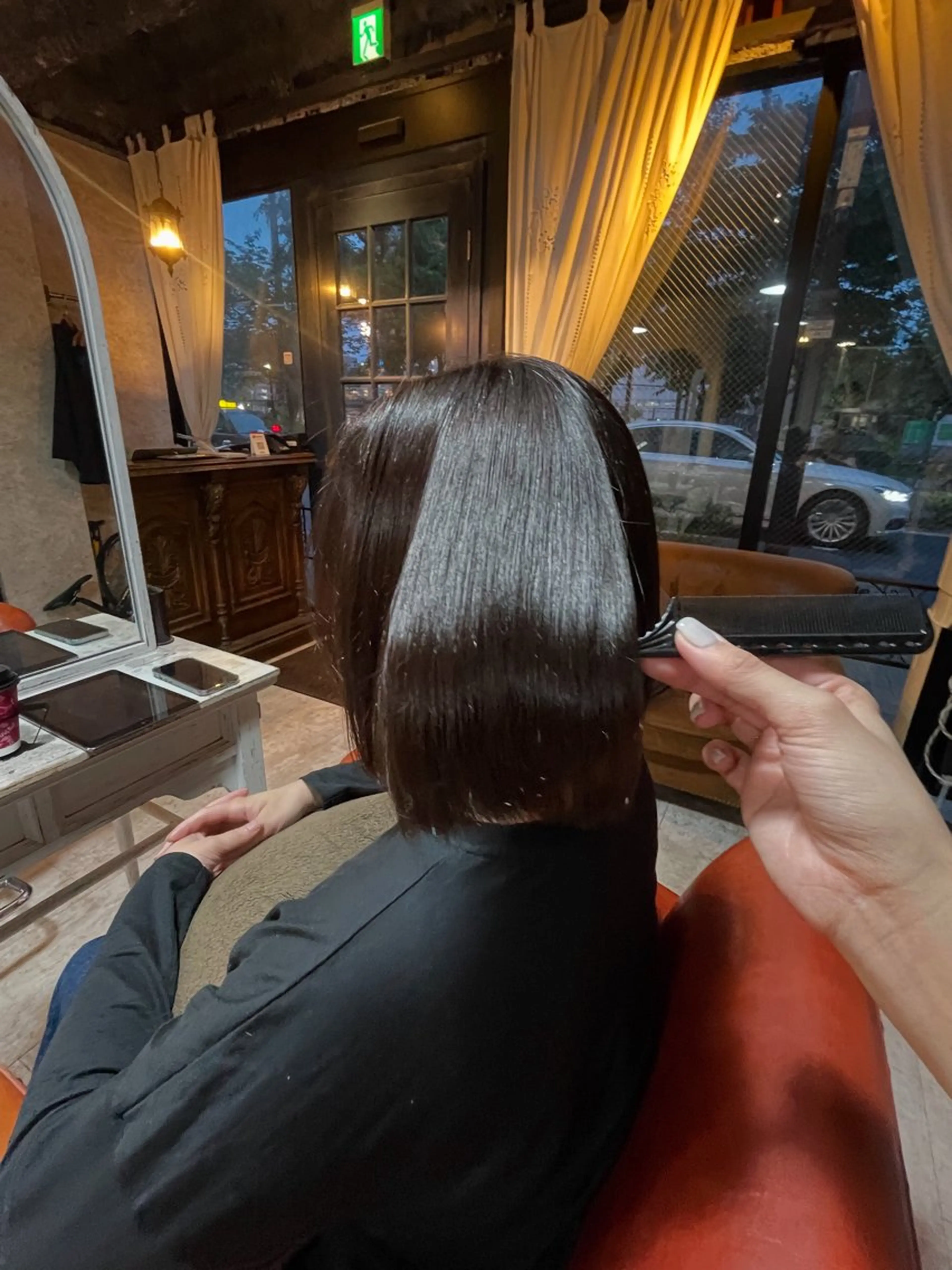 ミディアム 髪質改善 縮毛矯正 トリートメント カット 縮毛矯正 トリートメント 《Rounds》 rihoのヘアスタイル
