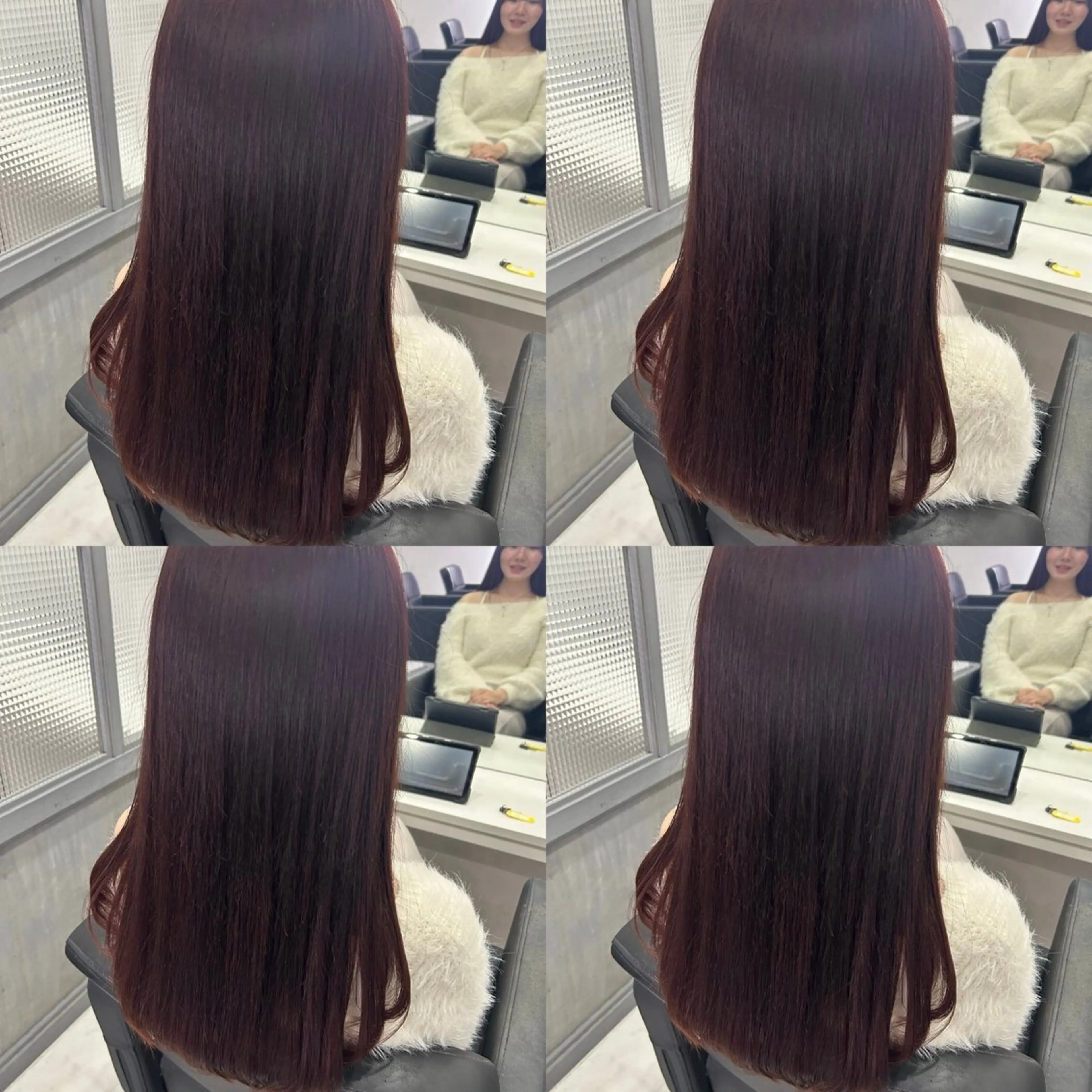 ロング カラー ヘアカラー トリートメント 🎀韓国ヘア/ 髪質改善 このは🎀のヘアスタイル