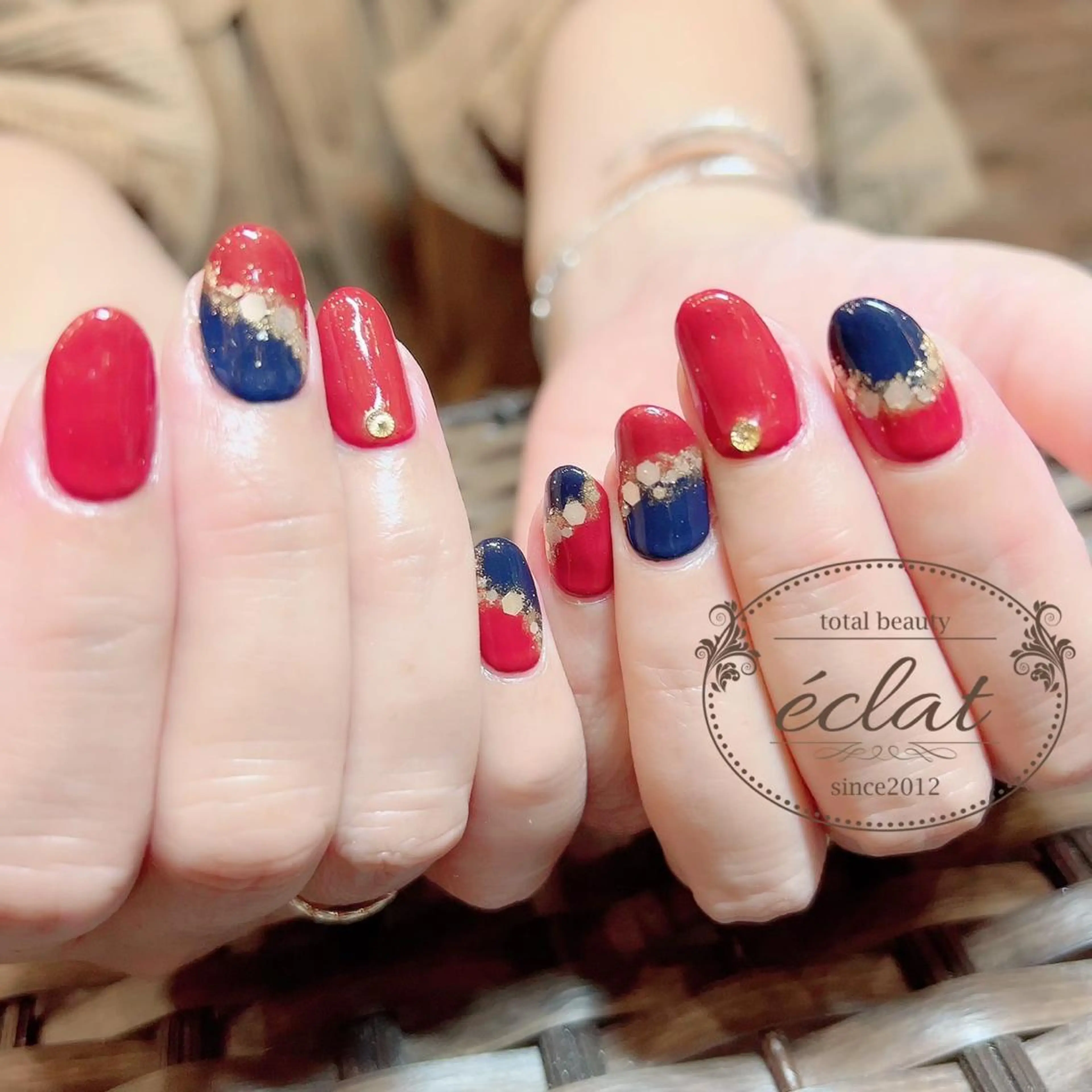 ネイル ハンドネイル センター南 eclatのネイルデザイン