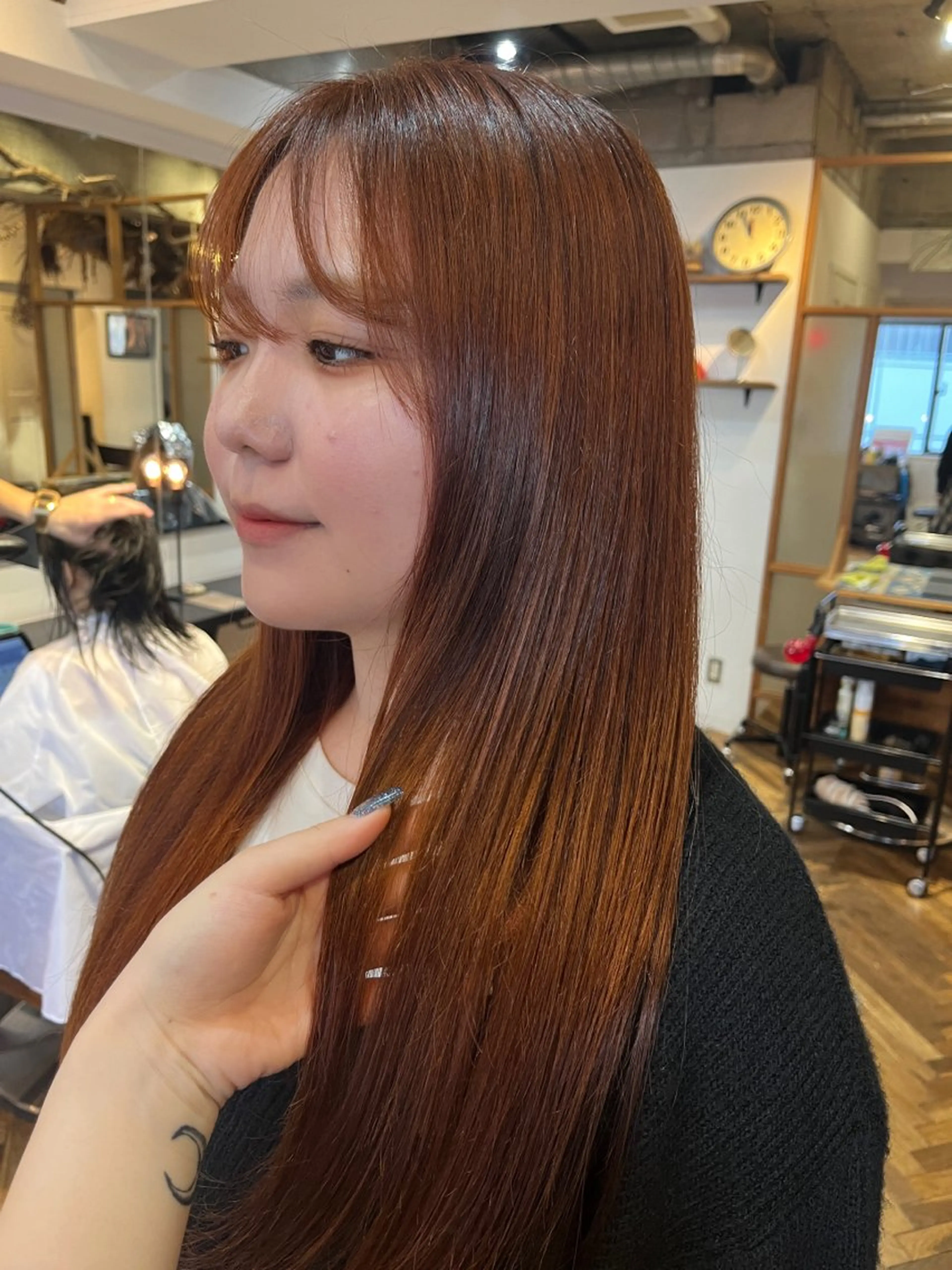 ロング カラー HOMIE TOKYO所属・sora / 渋谷 / ハイトーンのヘアスタイル