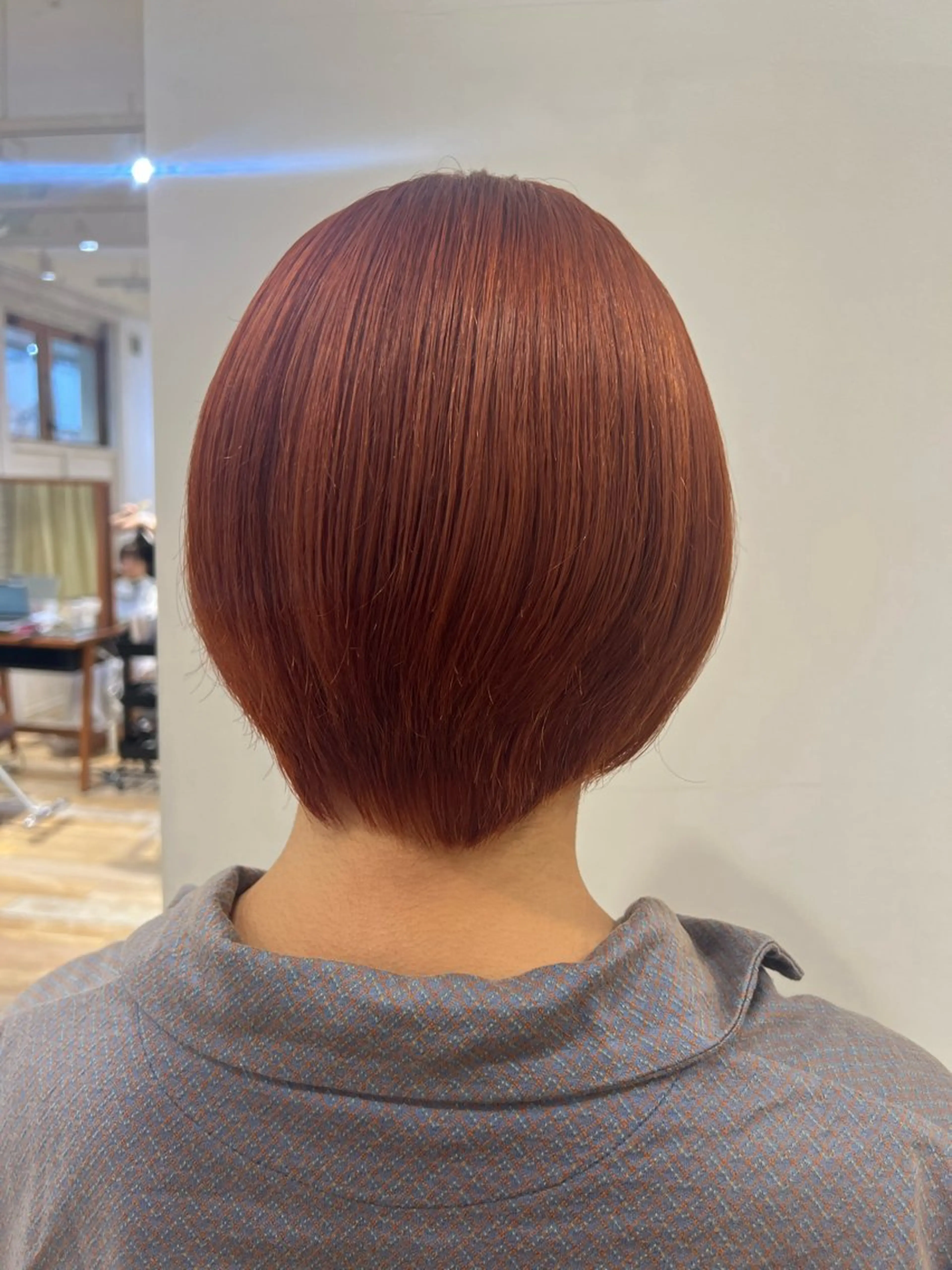 ショート カラー オレンジ オレンジピンク ピンクカラー PANOLA下北沢店所属・ショートカット 🩶ユウリのヘアスタイル