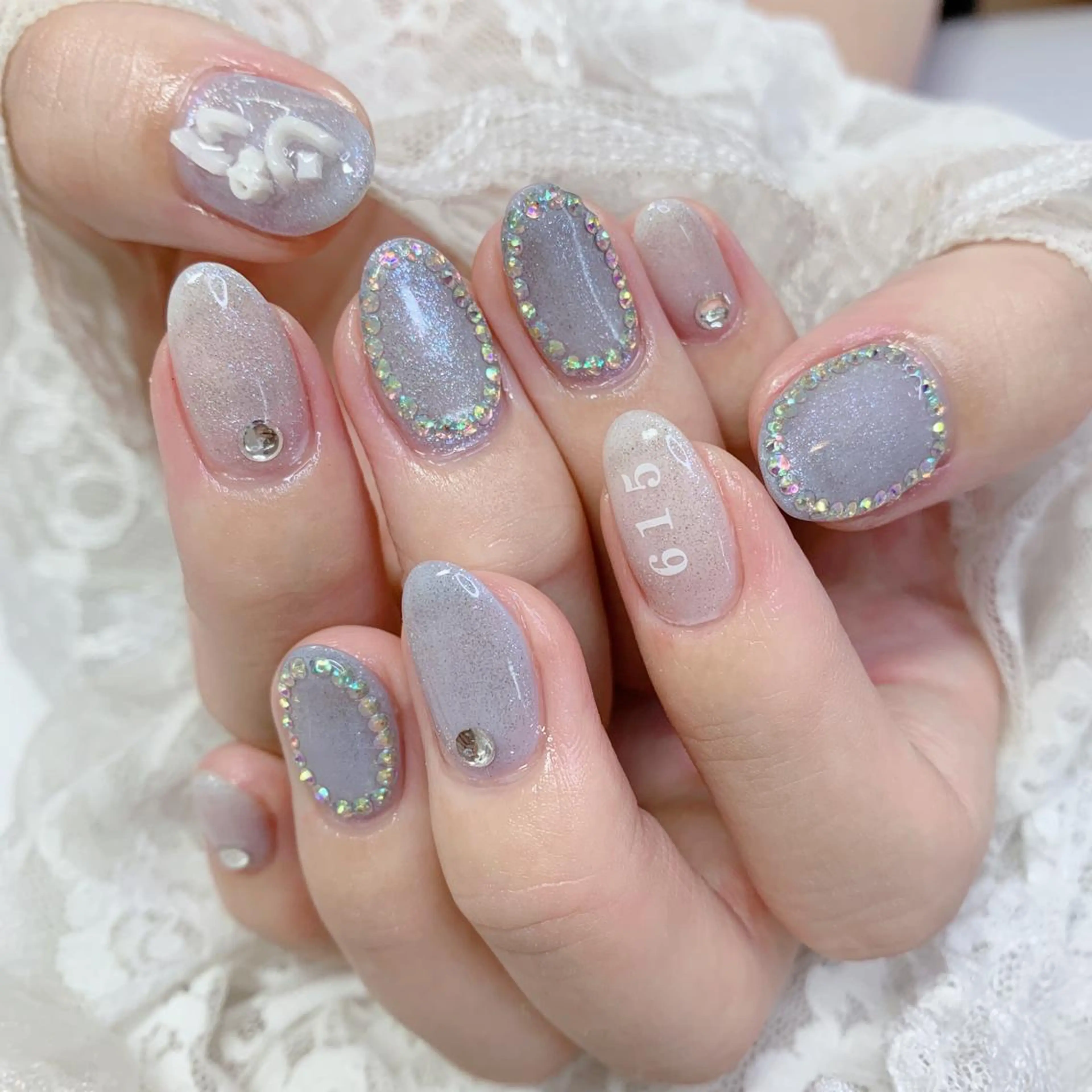 ネイル ハンドネイル La neige* yuki 🥯🍑のネイルデザイン