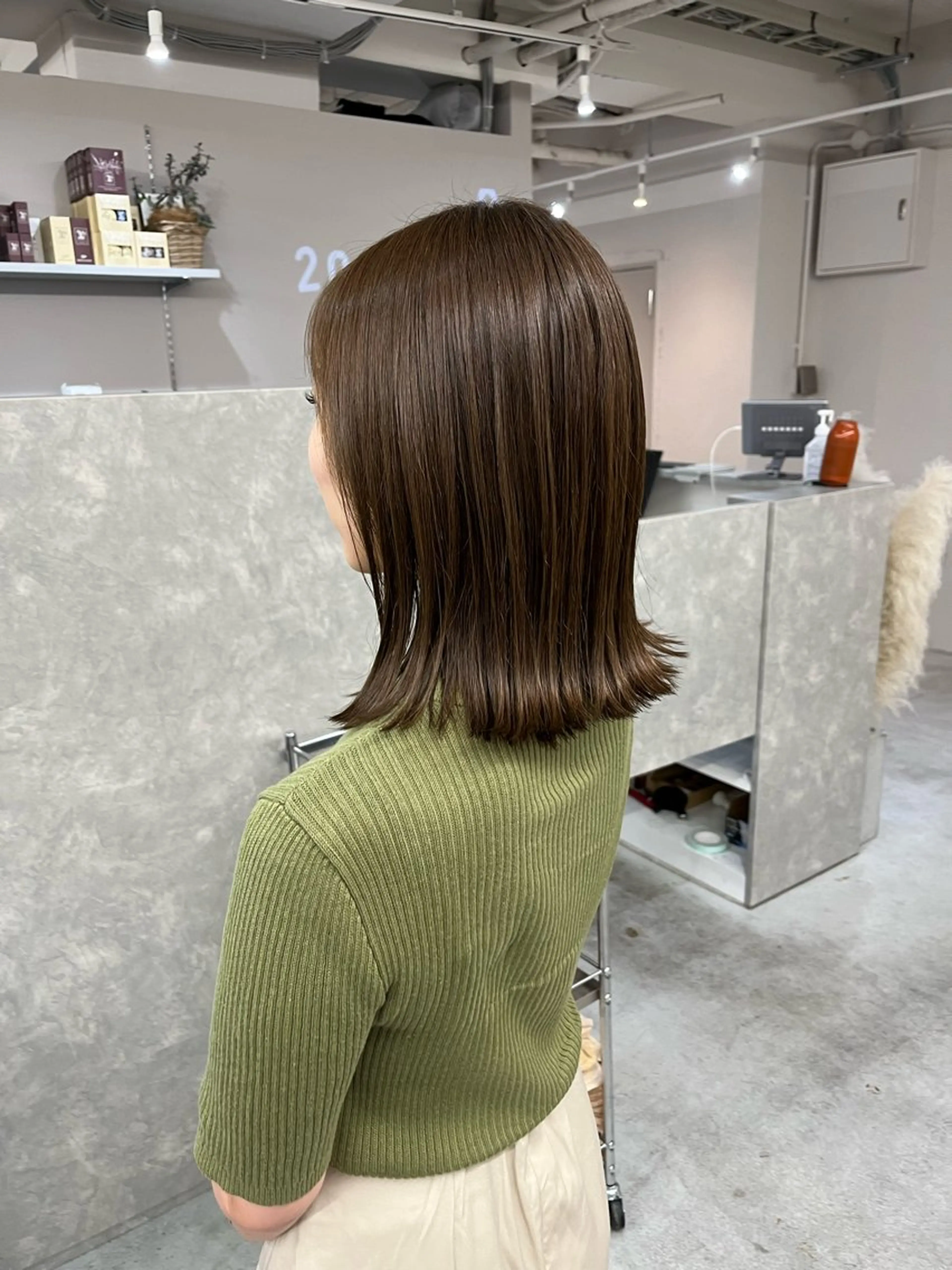 カット+ダメージレスカラーの写真