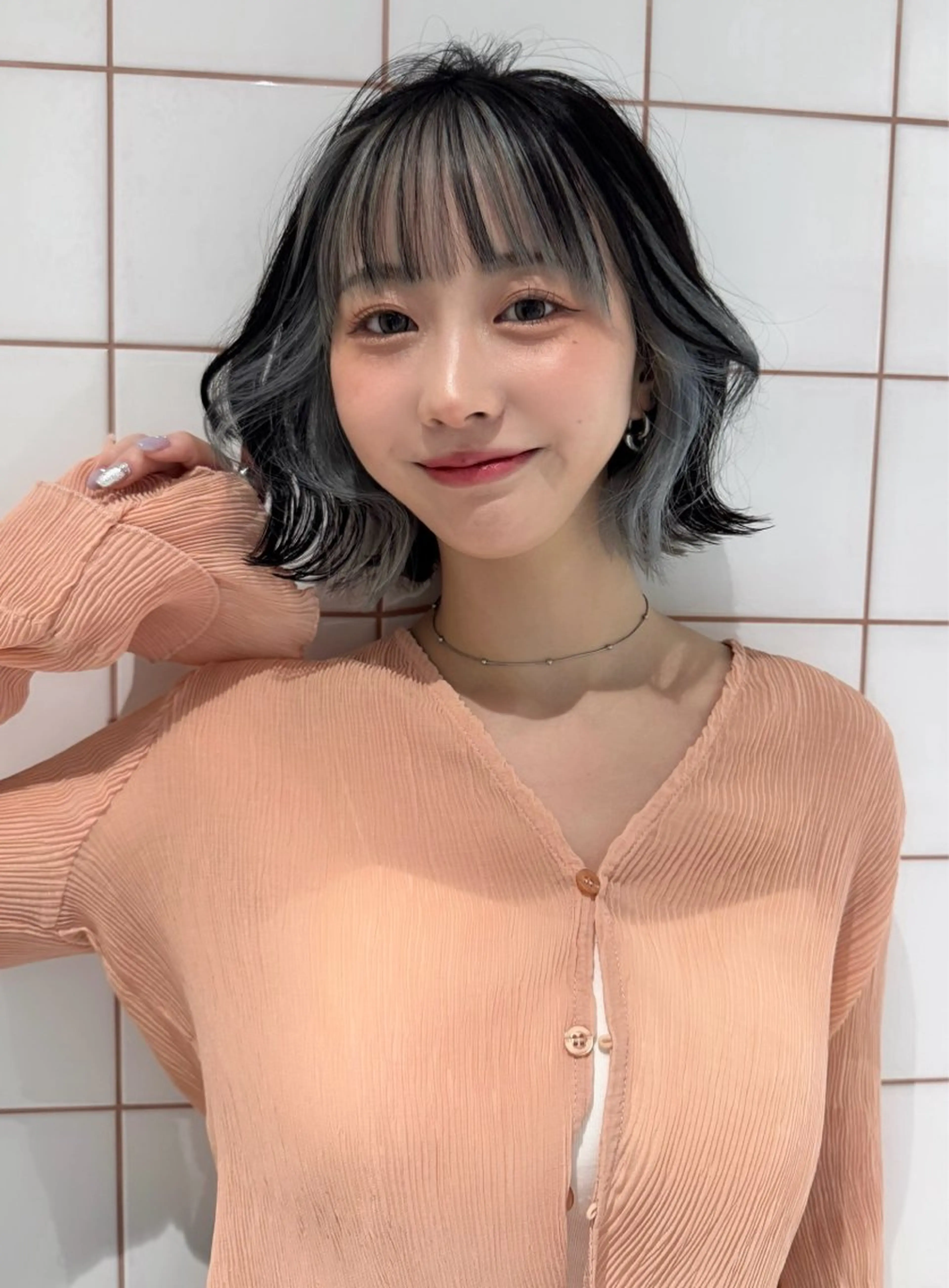 ミディアム カラー カット ヘアカラー トリートメント 💕モテ髪💕 小川大輔のヘアスタイル