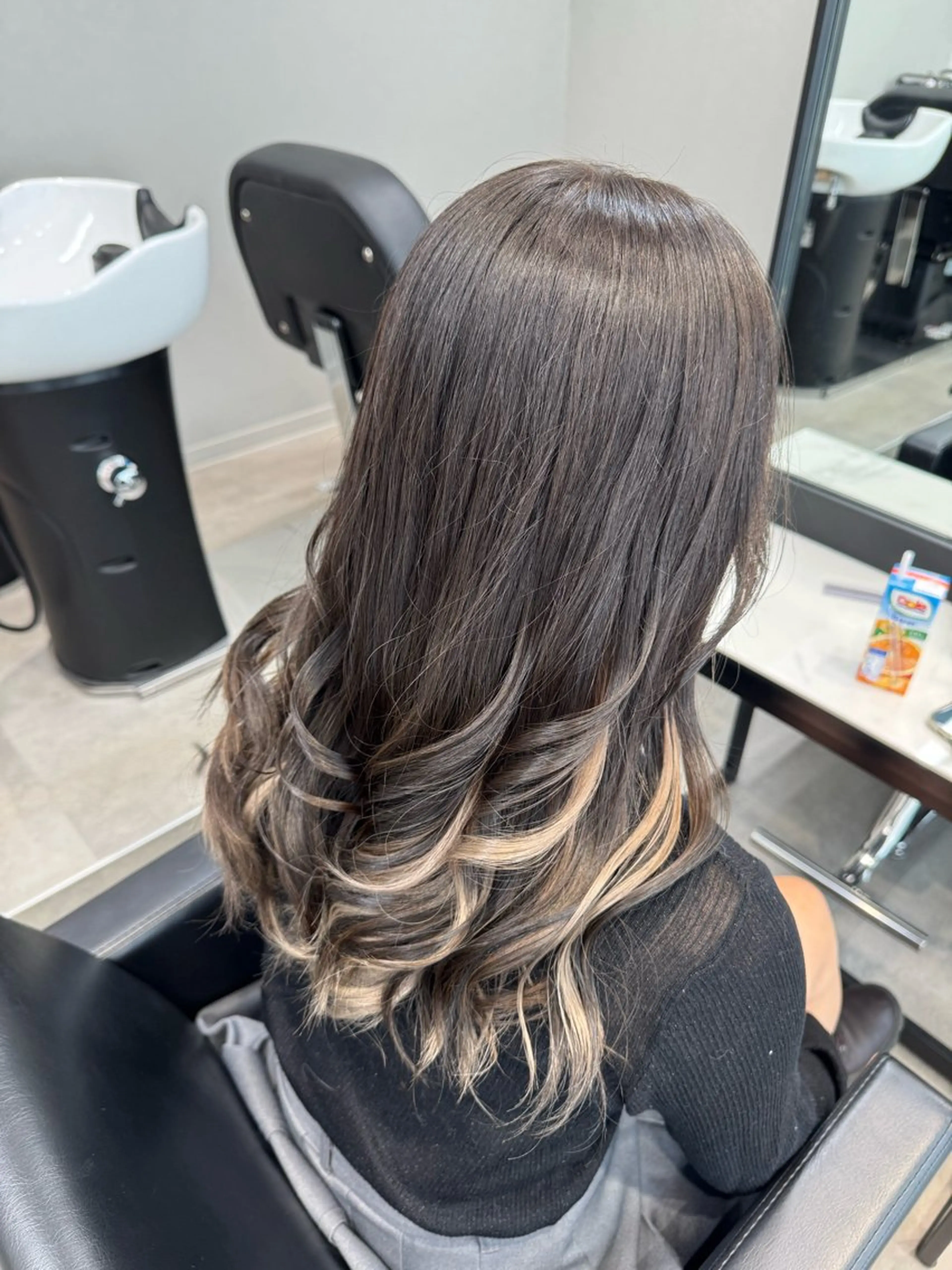 カラー ヘアカラー 🩷暖色/ケアブリー チ/nonoka🎀のヘアスタイル