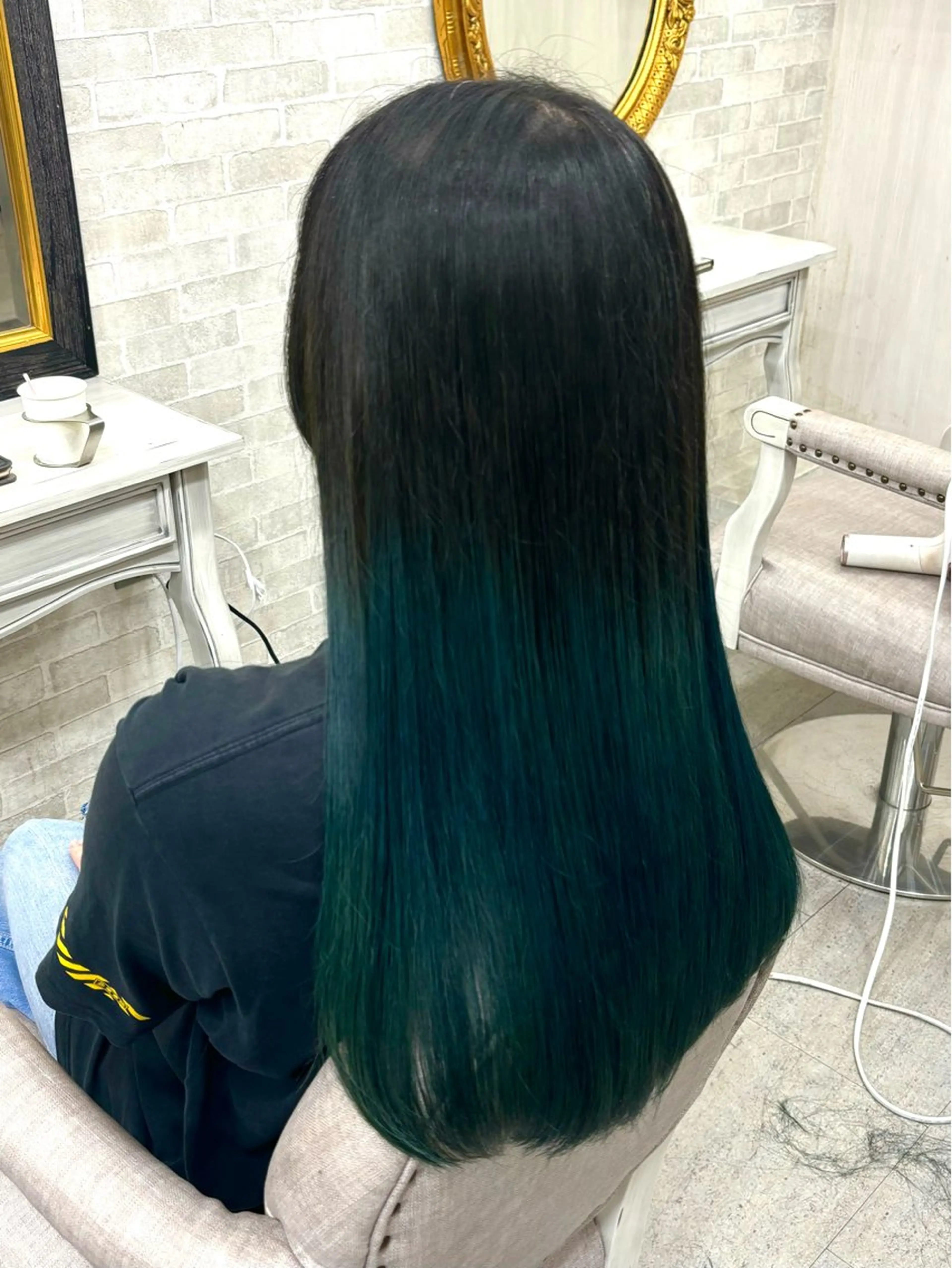 ロング ヘアカラー ヘアセット ☆透明感カラー☆まいのヘアスタイル