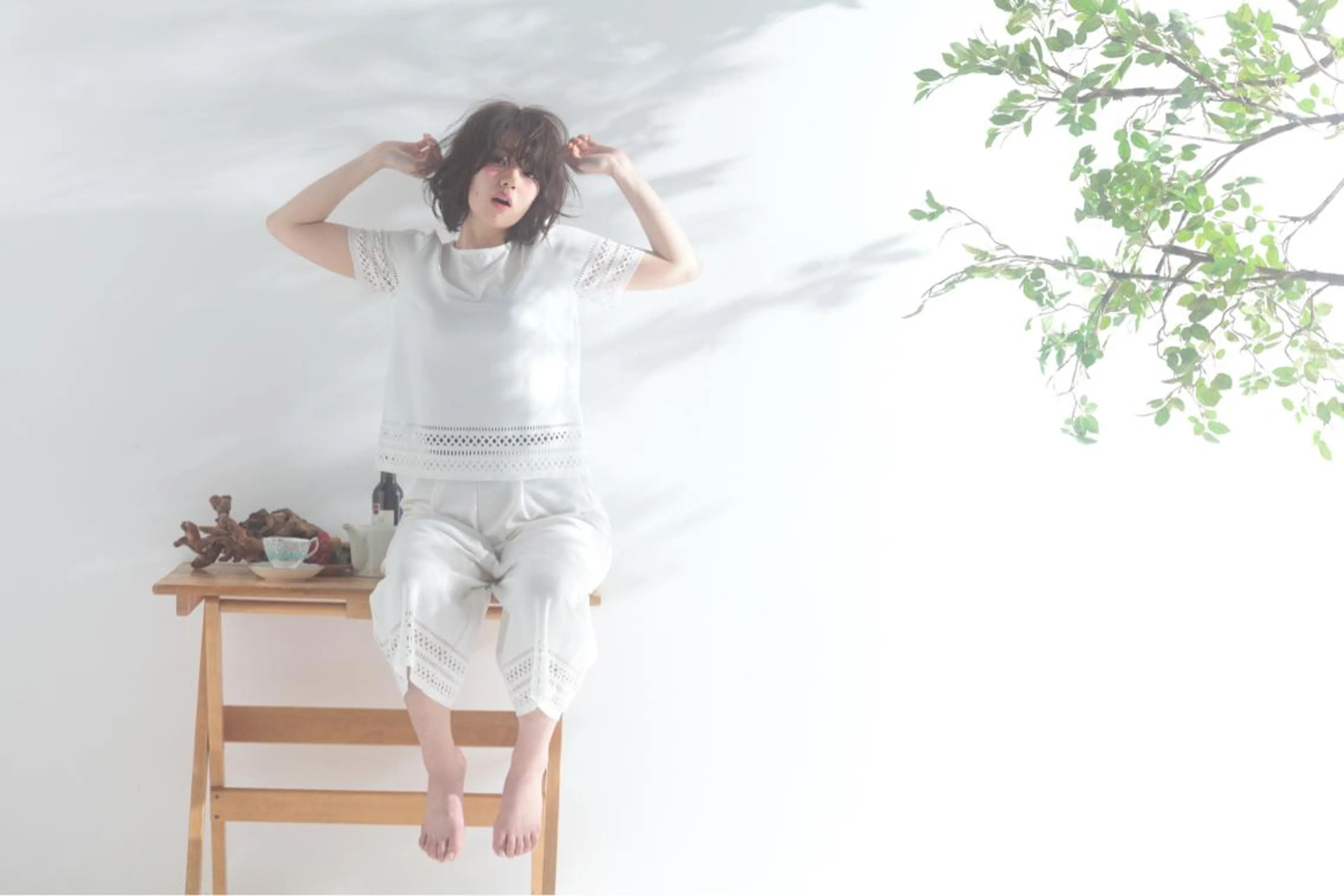 ミディアム カット トリートメント ヘッドスパ ta tsuのヘアスタイル