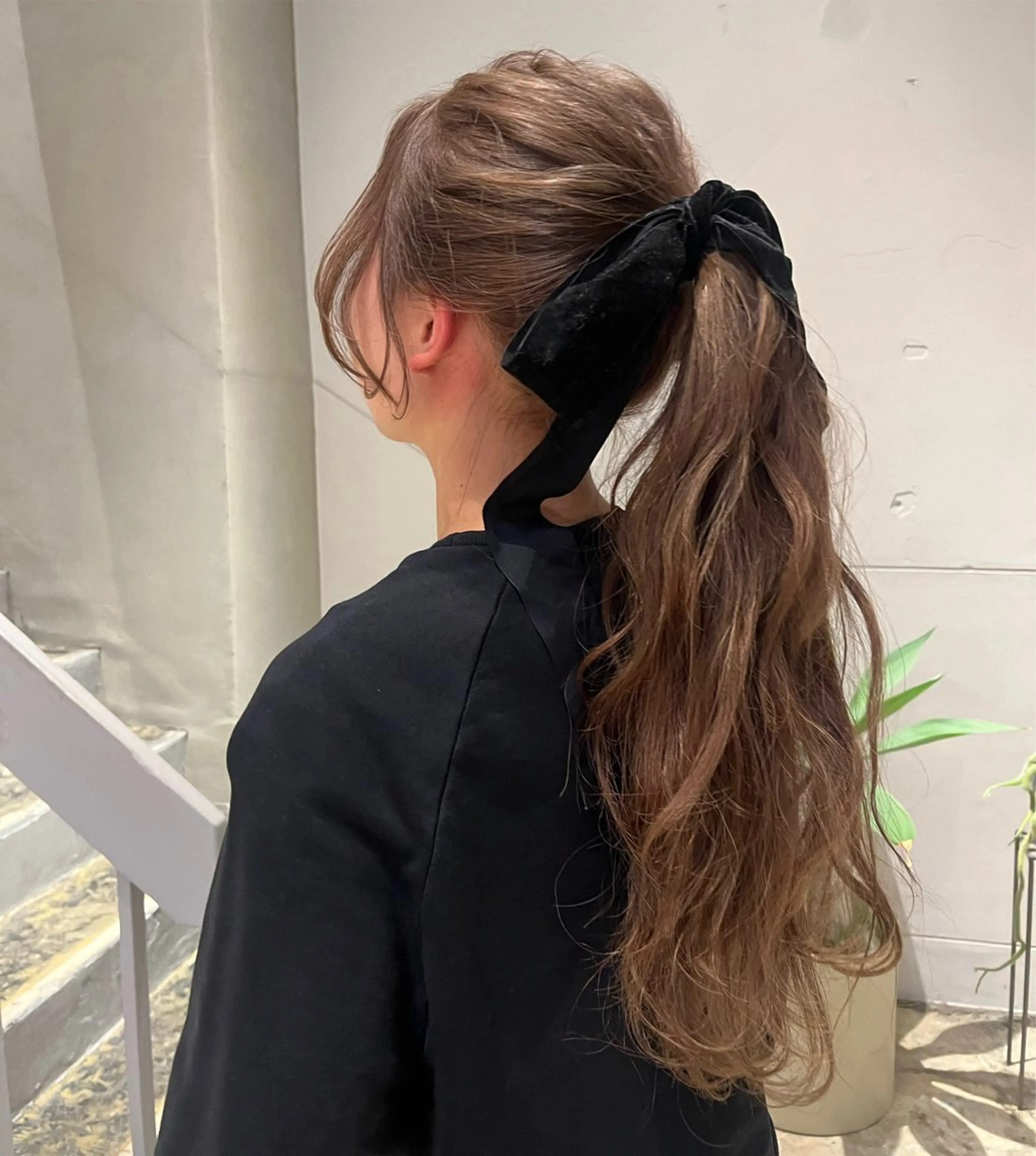 ロング 藤井 美歩/赤髪のヘアスタイル