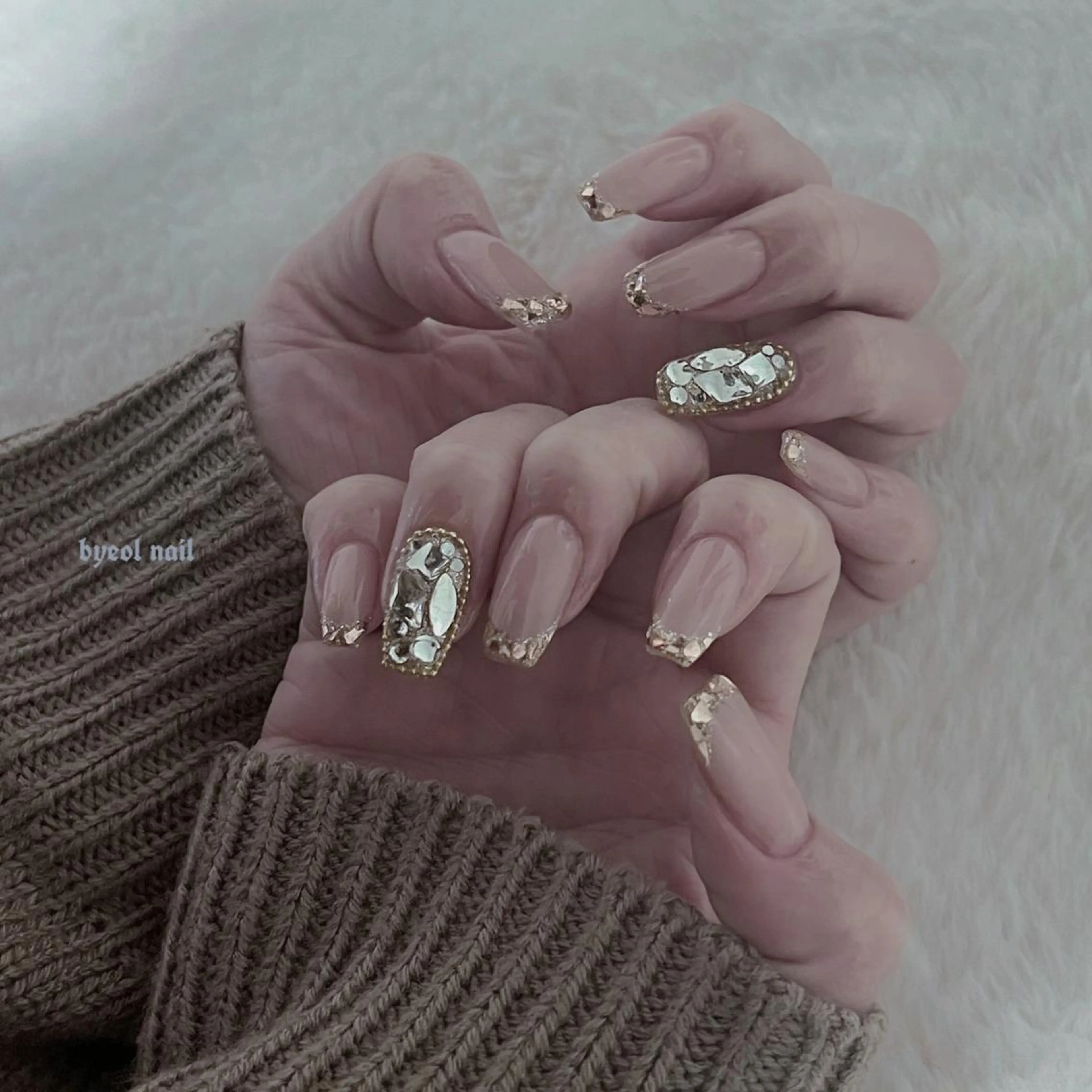ネイル byeol  nail (ビョルネイル)所属・🌧byeol nail🤍のネイルデザイン