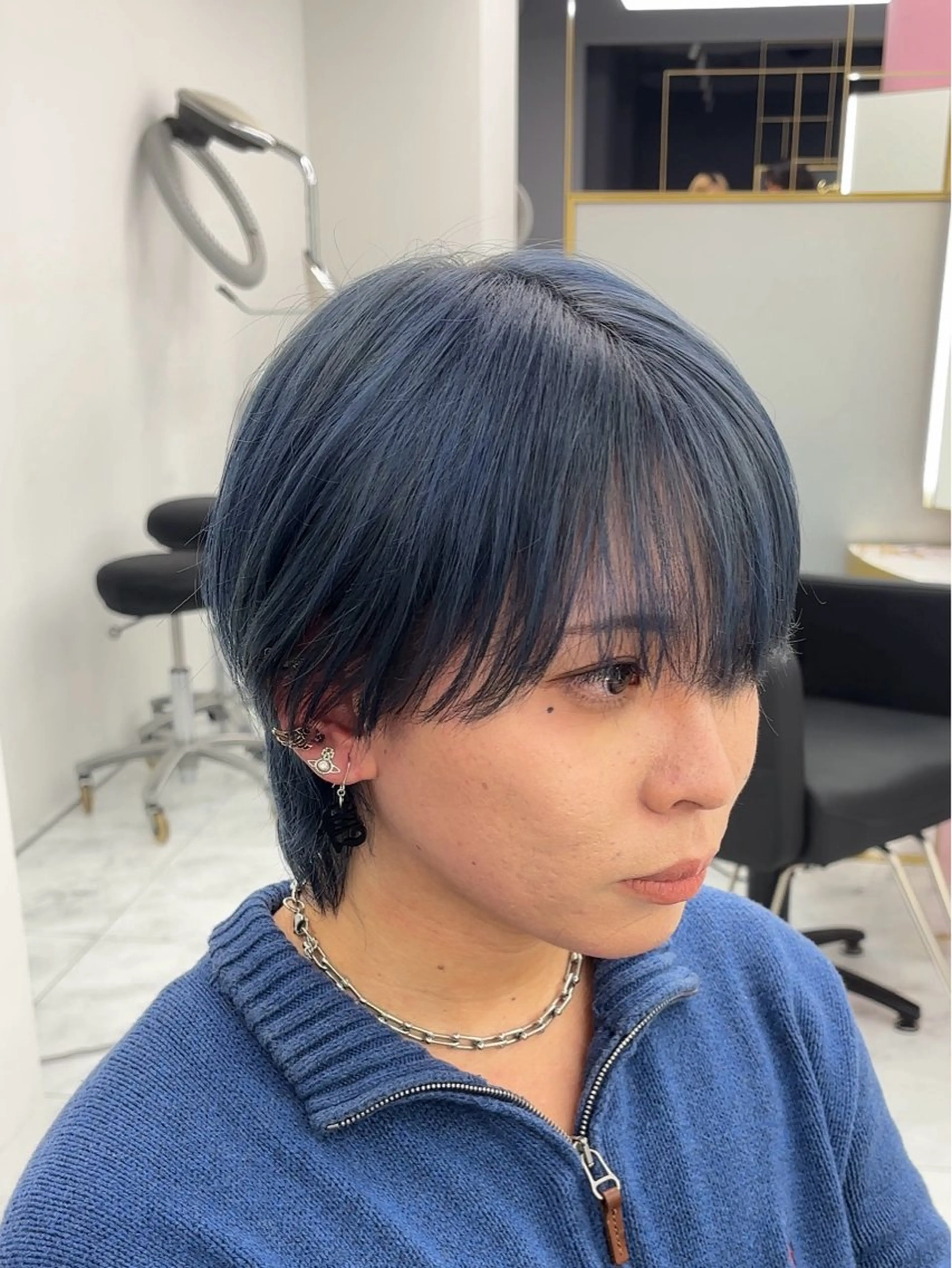 カラー メンズ カット ヘアカラー トリートメント メンズカット ‪‪/メッシュのヘアスタイル