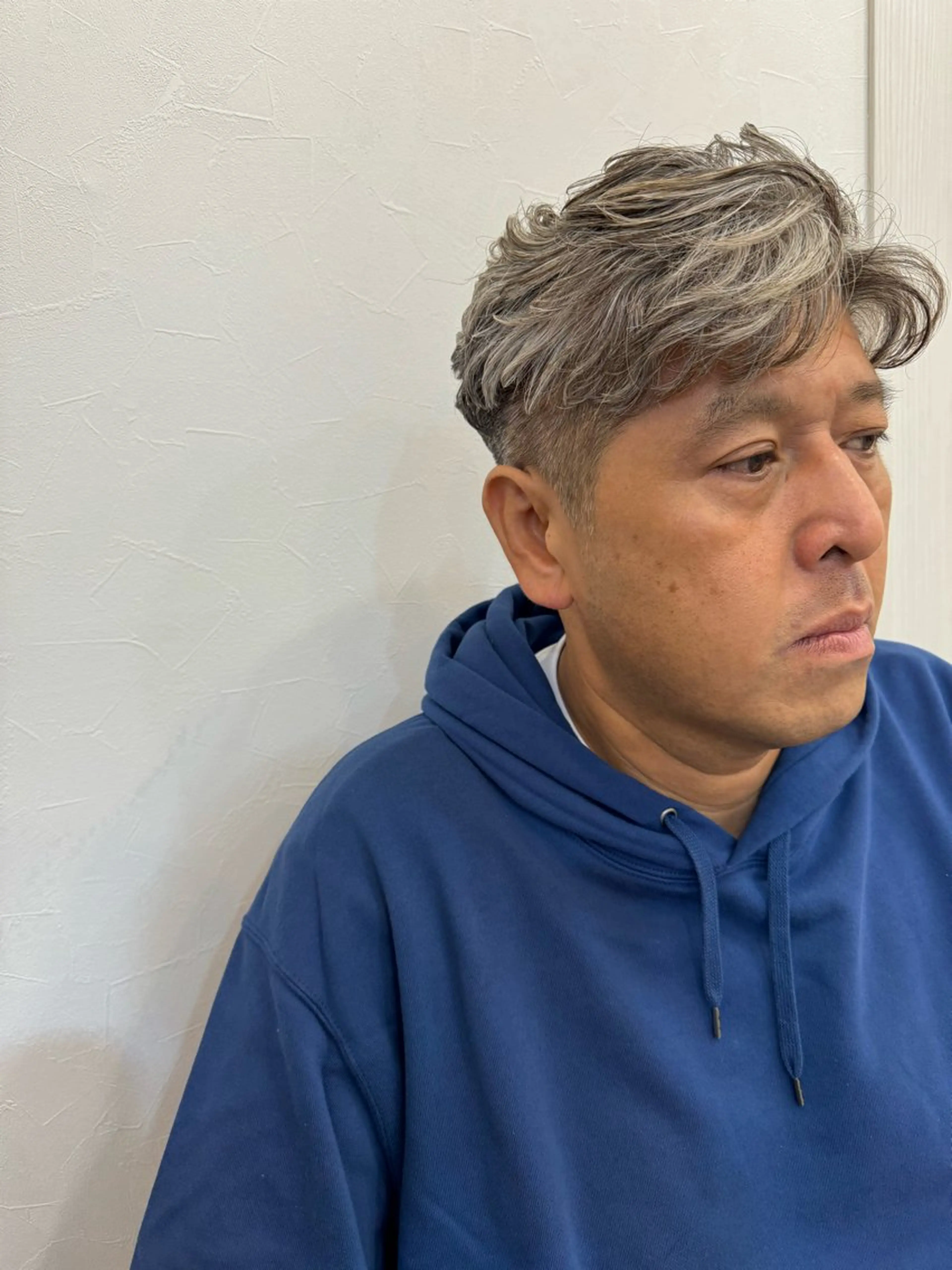 ショート パーマ メンズ メンズパーマ ニュアンスパーマ カット パーマ Dxxxx III所属・オシャレ女性目線の 大人メンズ❁⃘*.ﾟのヘアスタイル