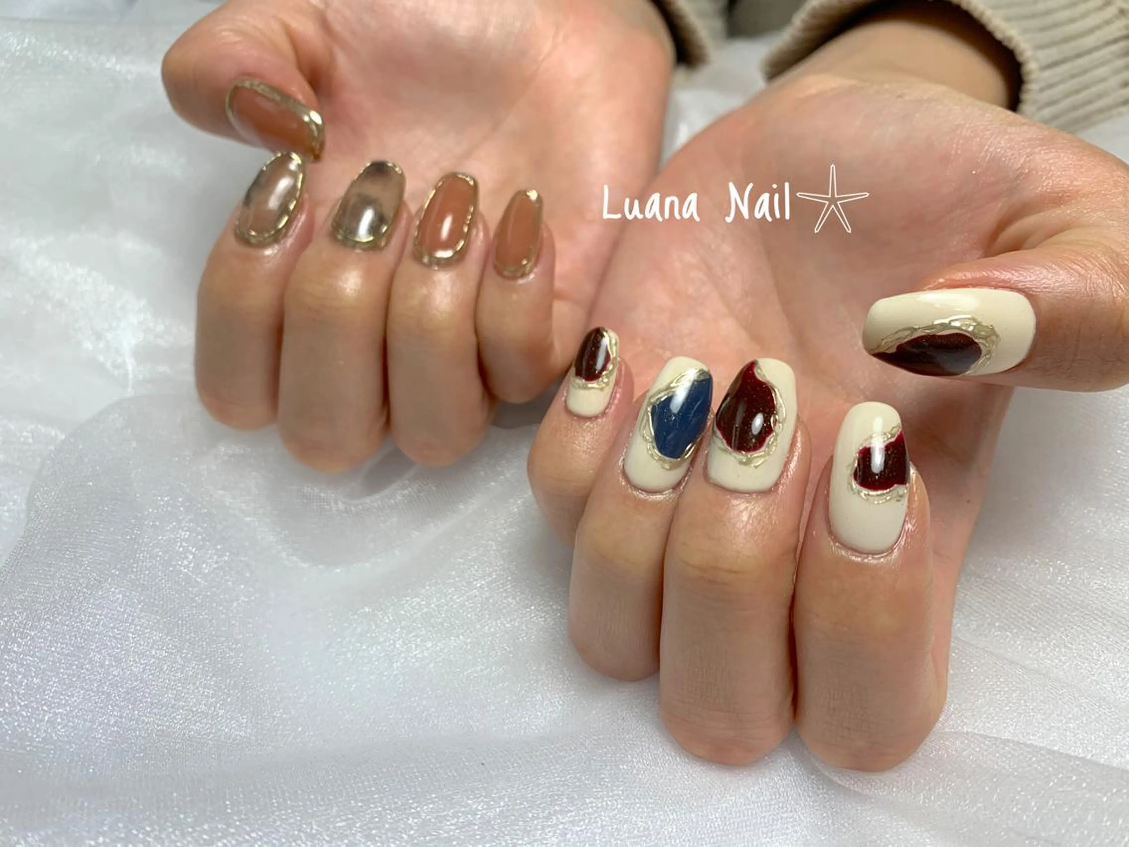 ネイル ミラーネイル ハンドネイル BeauJu by Luana Nail所属・BeauJu by Luana Nailのネイルデザイン