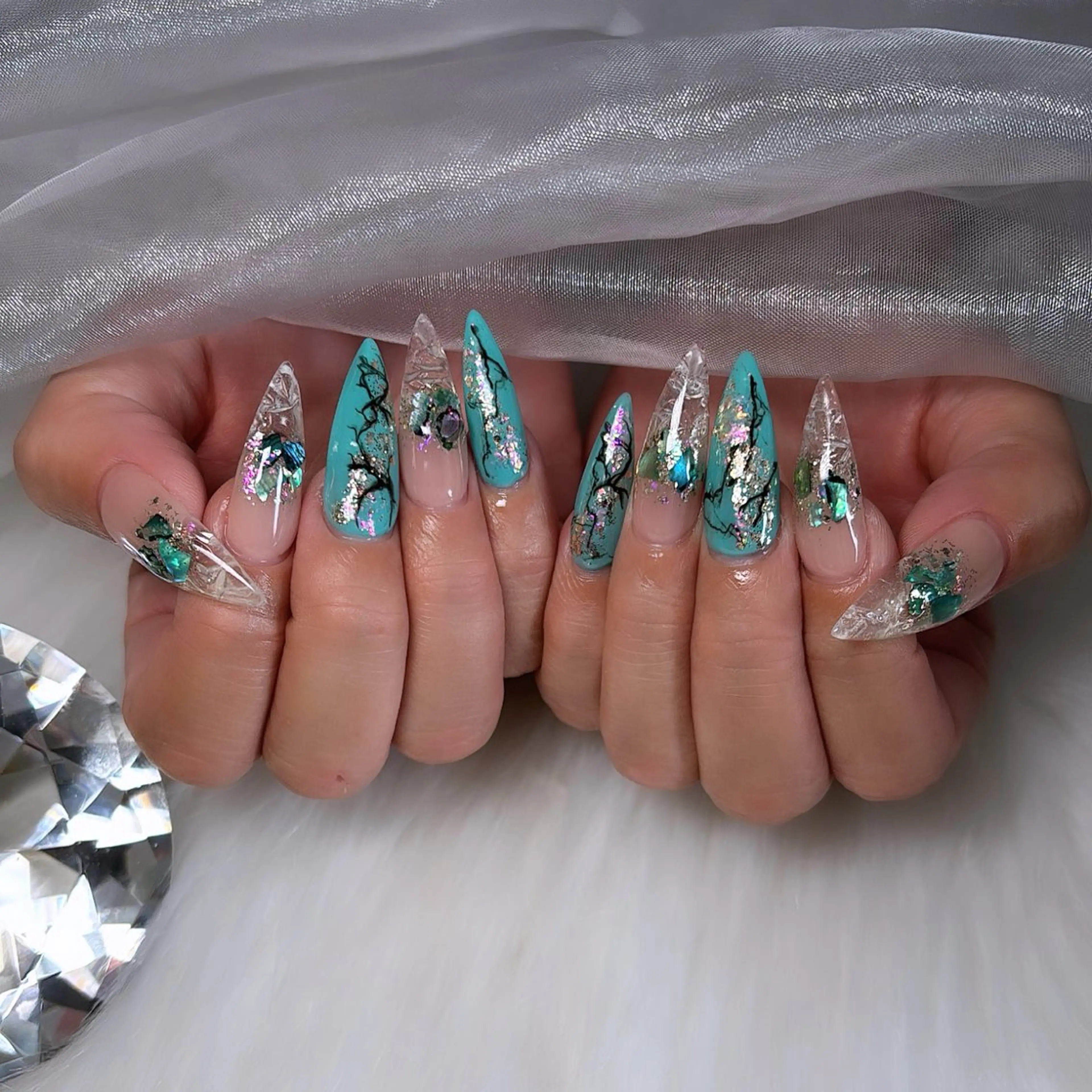ネイル ロングネイル ハンドネイル Kayo nailのネイルデザイン