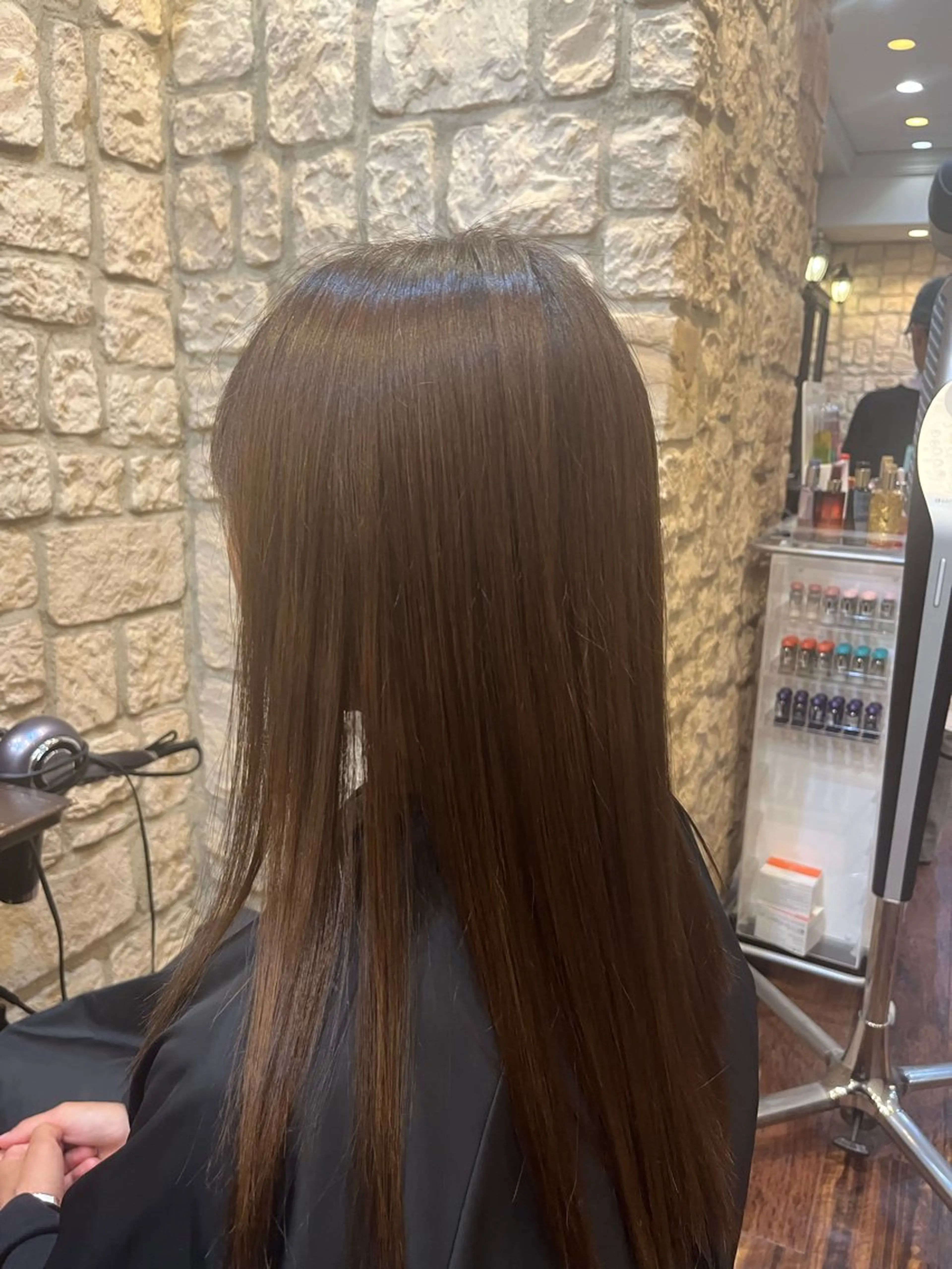 ロング ヘアカラー 縮毛矯正 大城 統也のヘアスタイル