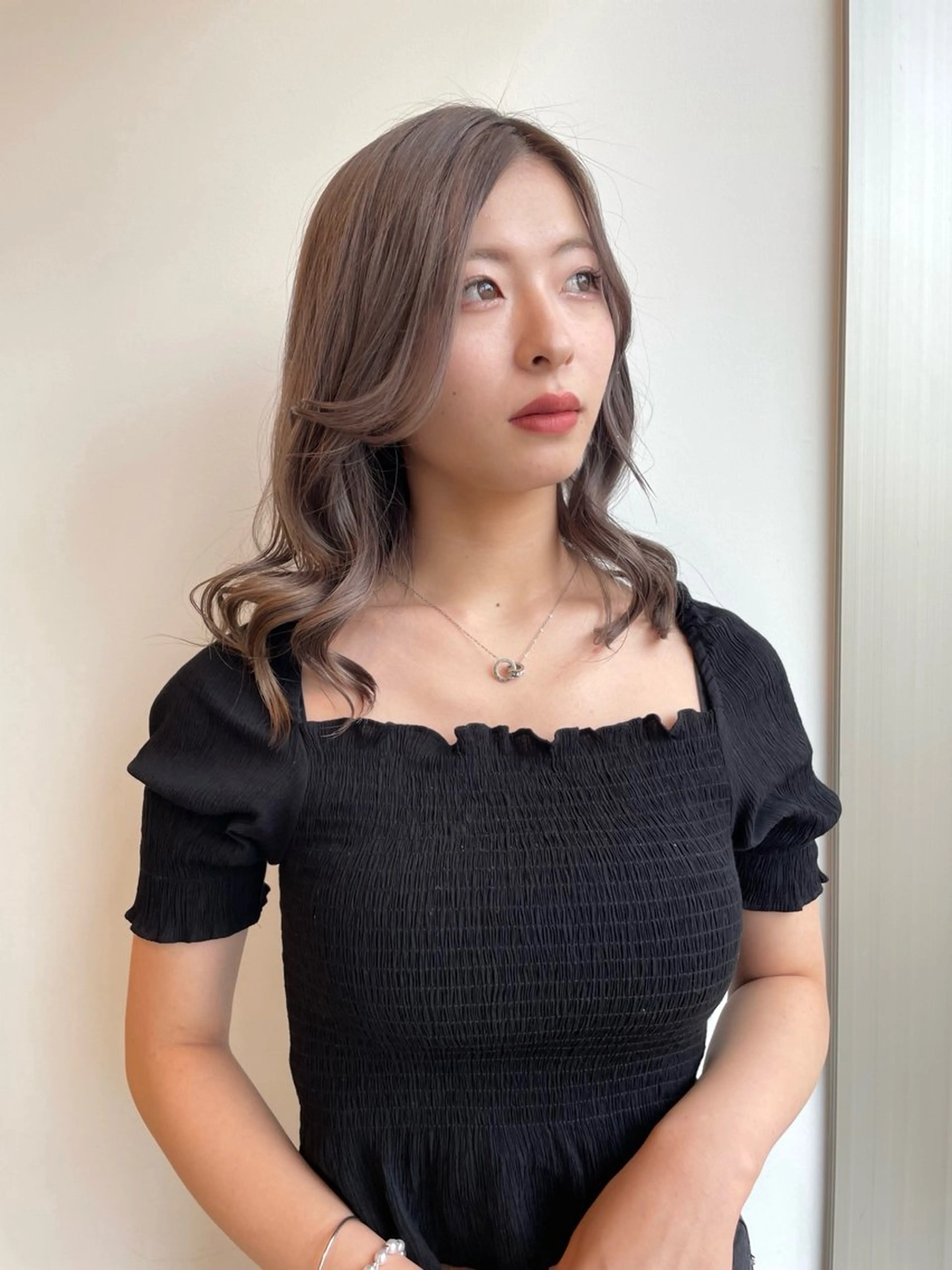 ミディアム カラー ハイトーンカラー ラベンダーカラー エスポワール所属・YUSHI HORIUCHIのヘアスタイル