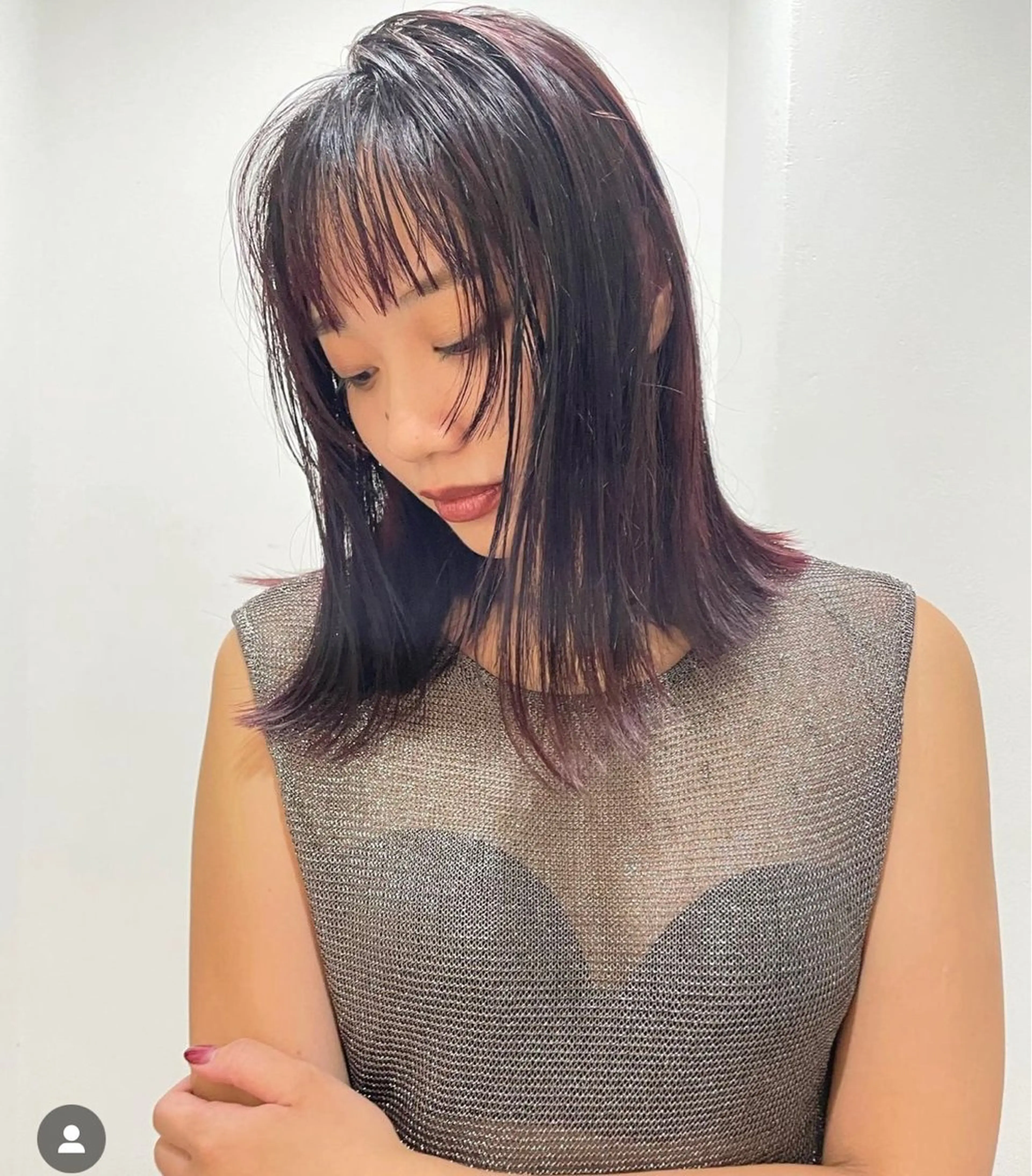 ミディアム HIBIKI/原宿 ハッシュカット🪄のヘアスタイル