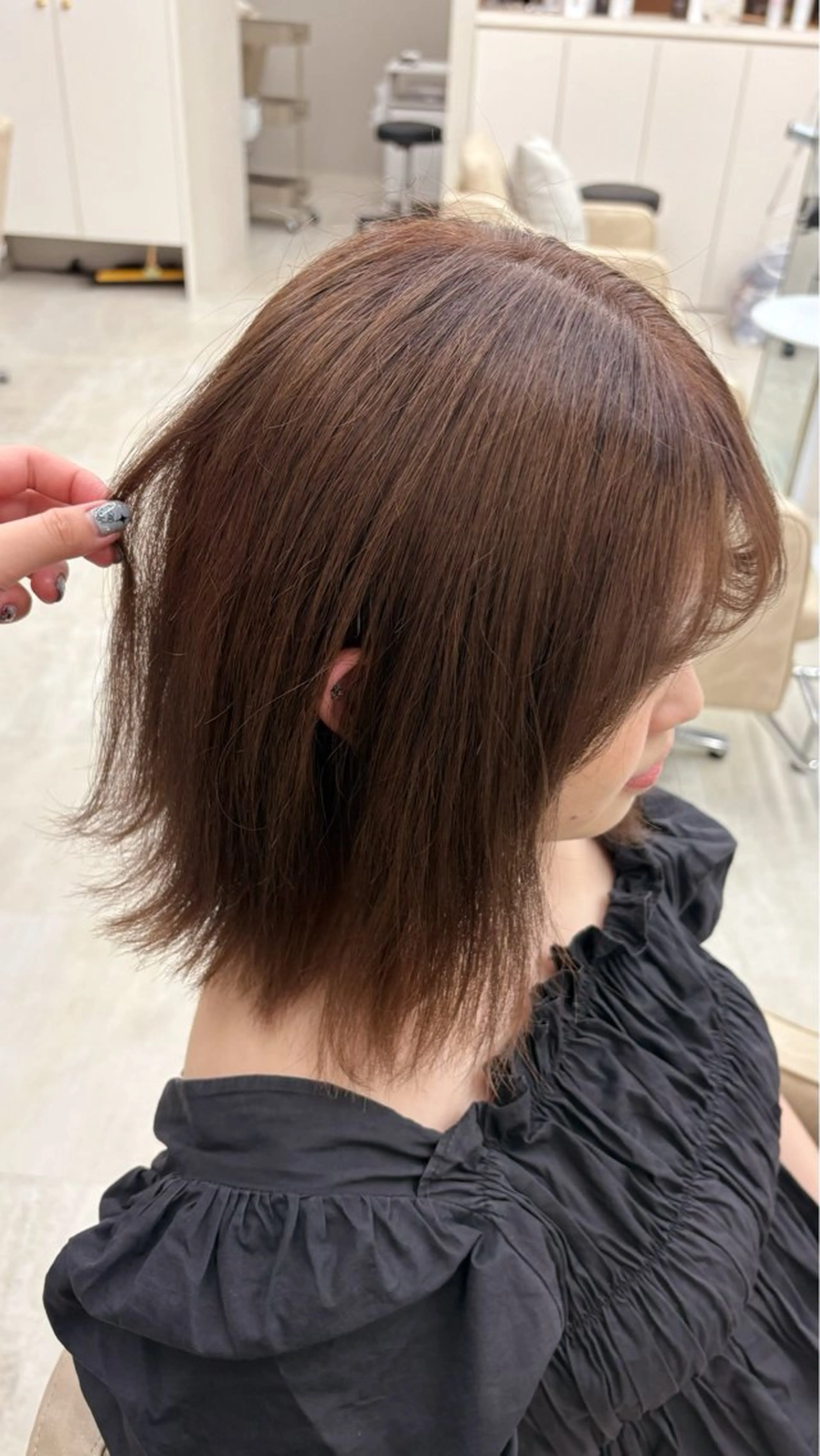 ミディアム ヘアカラー 艶カラー🌟/髪質改 善🎀/表参道/ねねのヘアスタイル